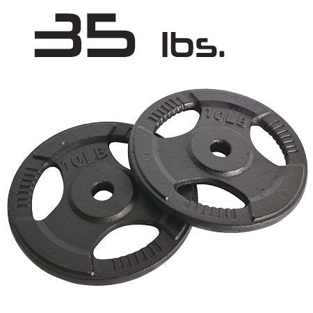Premium 1 Inch Cast Iron Grip Standard Weight Plates for Home Gym & Strength Training - Ideal for Weightlifting, CrossFit, and Powerlifting Workouts