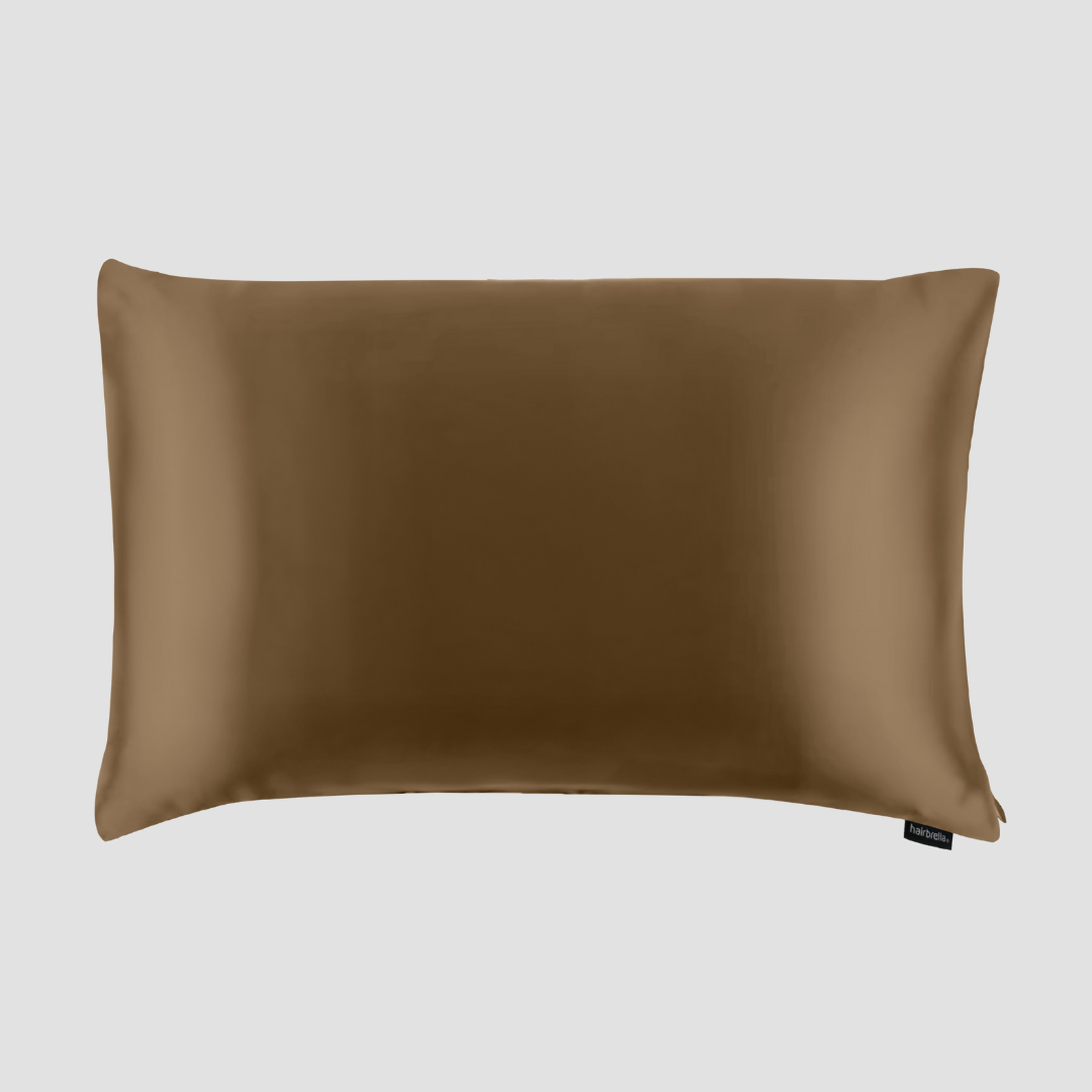 Silk Satin Pillowcase for Hair Protection - Anti-Frizz & Smooth Hair Care - Perfect for Sleeping, Travel & Home Use