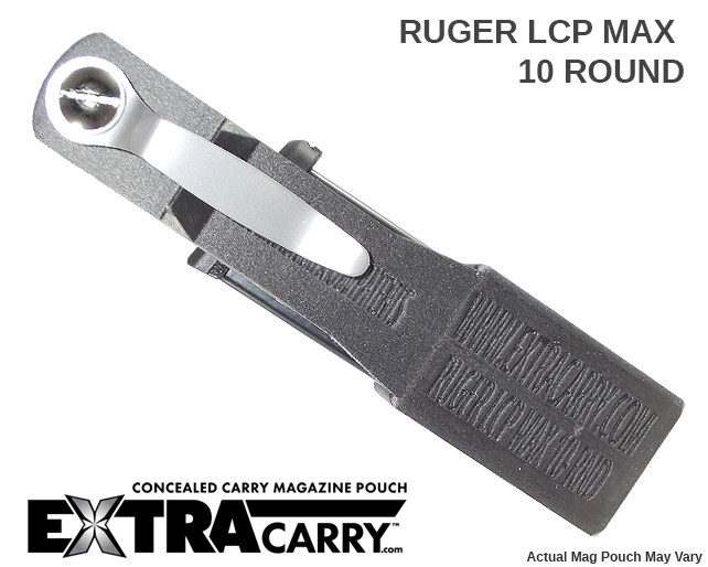 Ruger LCP MAX .380 ACP 10-Round Magazine Pouch - Concealed Carry & Range Accessory for Compact Pistols