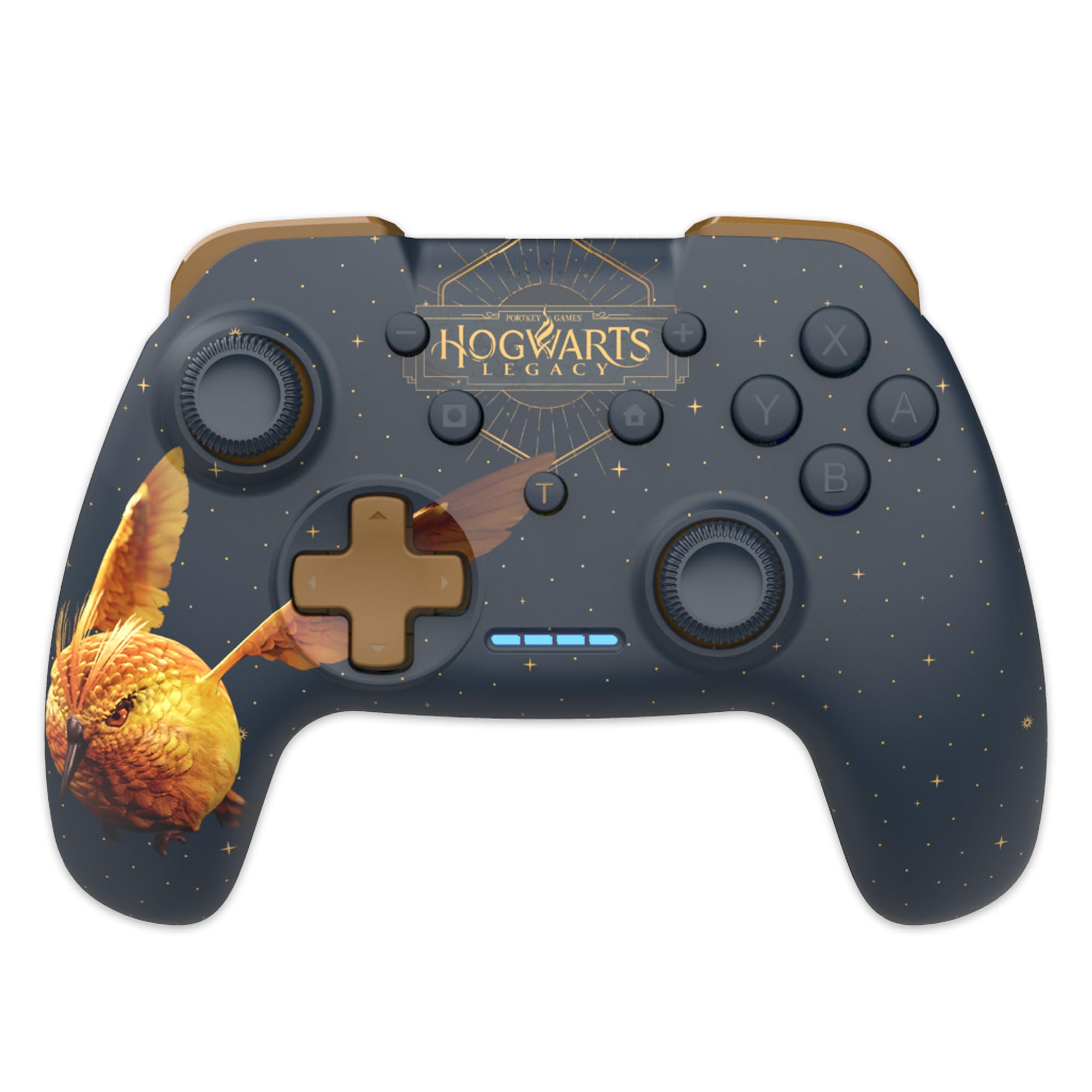 Harry Potter Hogwarts Legacy Wireless Controller for Nintendo Switch, Switch OLED & PC - Golden Snitch Design | Gaming Accessories for Wizarding World Fans | Perfect for Nintendo Switch Gaming Sessions & PC Play