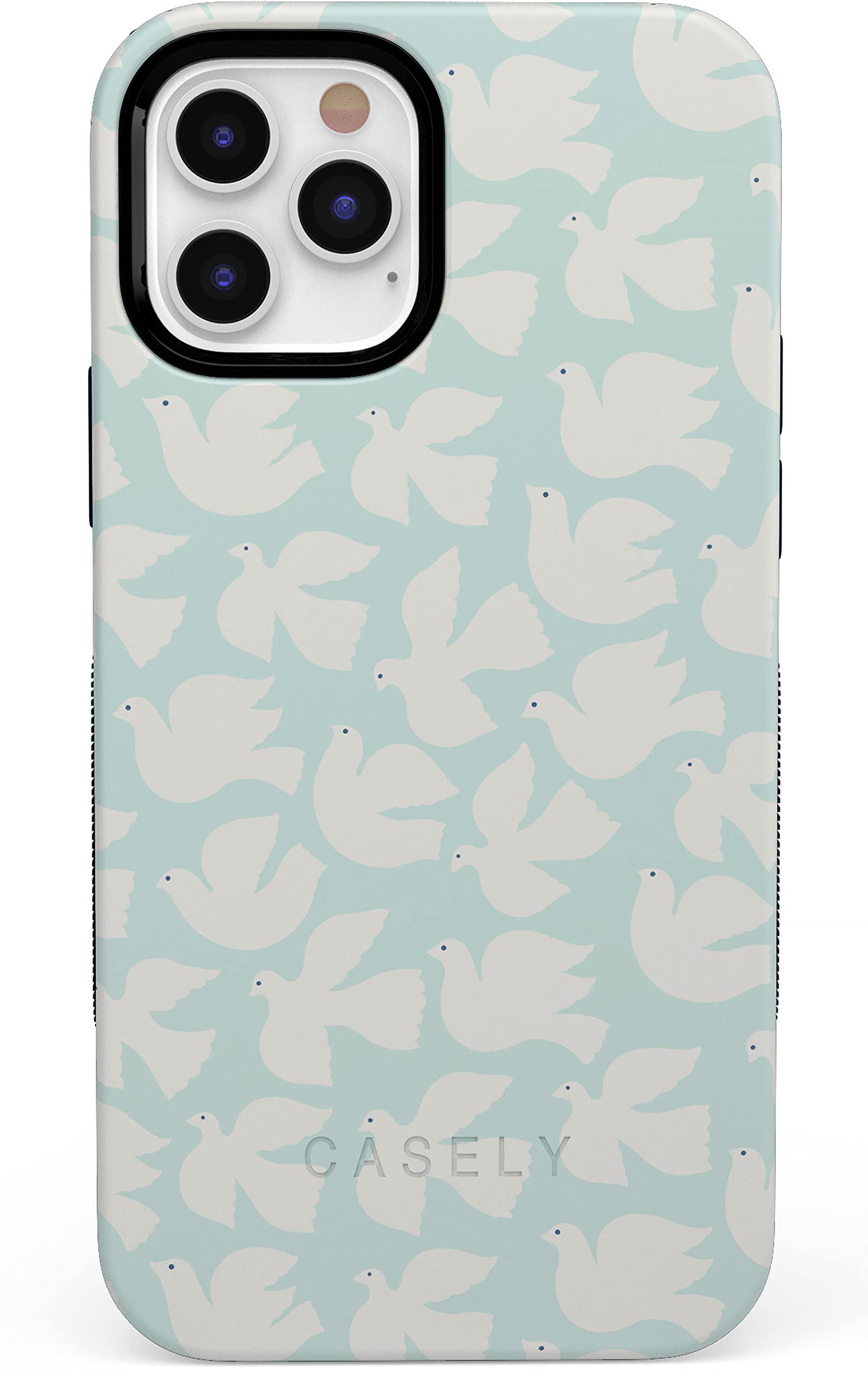 Casely iPhone 11 Pro Max Case - Premium Protective Cover with Love Birds & White Doves Design | Slim Fit, Shockproof, Scratch Resistant | Perfect for Everyday Use, Travel & Gift Giving