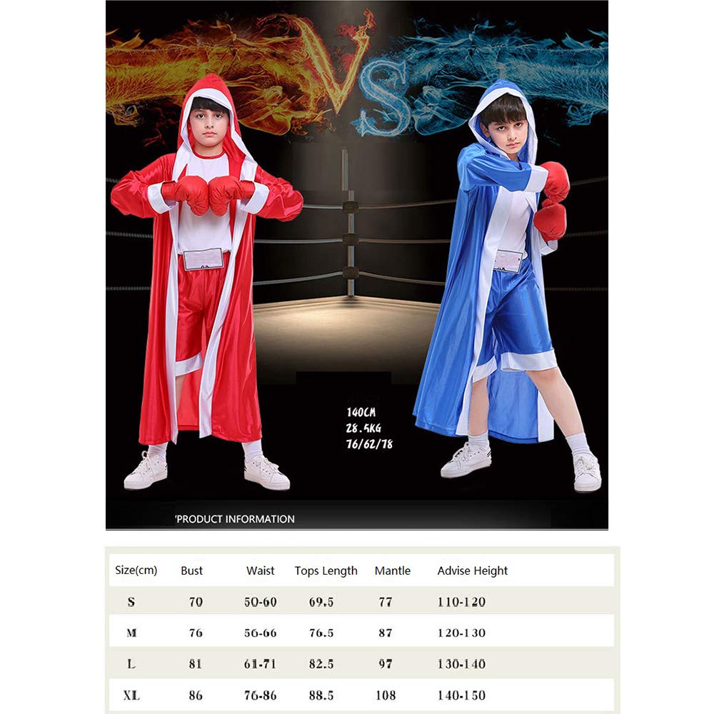 Kids Boxing Costume - Halloween & Cosplay Sportswear for Boys