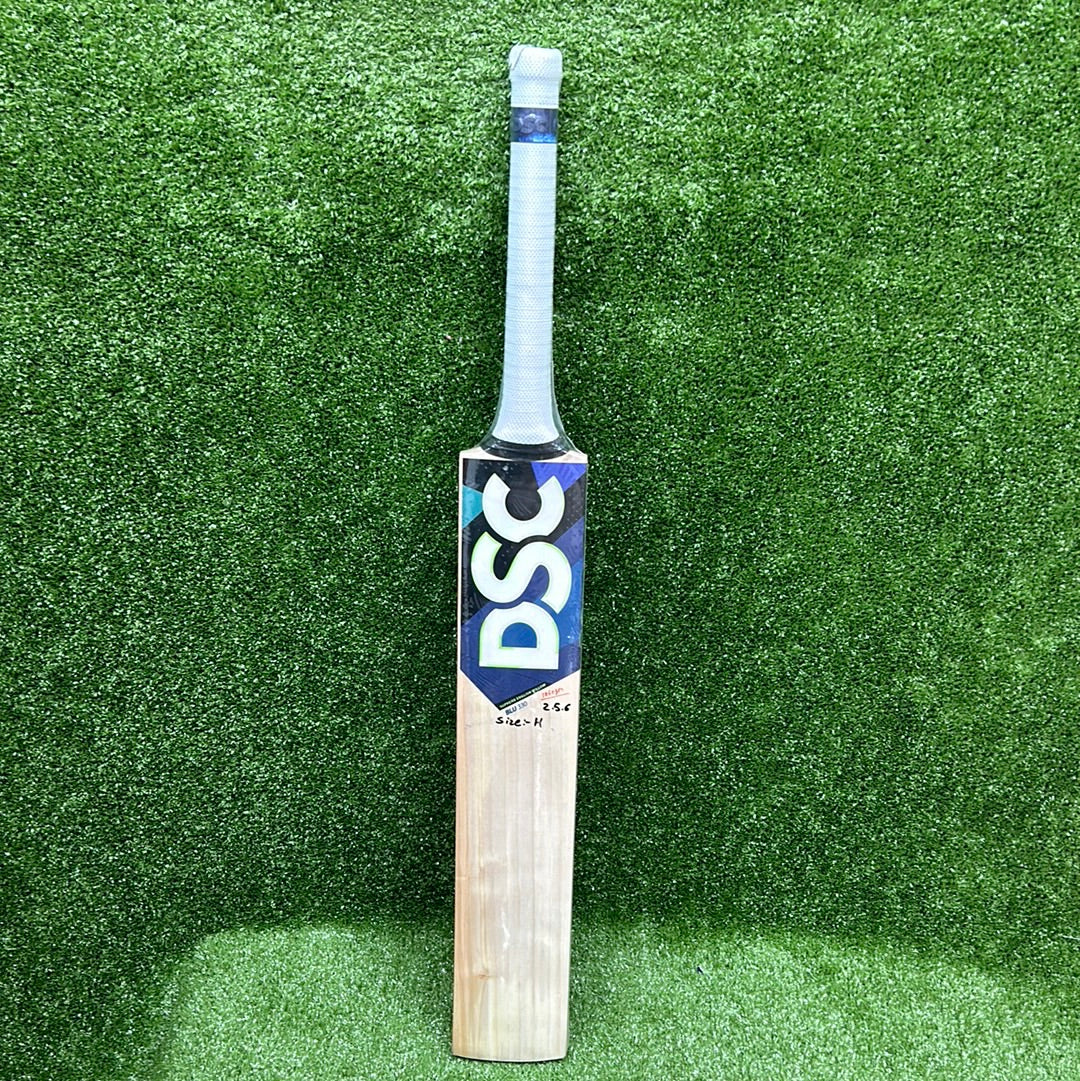 DSC Blu 330 Youth Harrow English Willow Cricket Bat - Premium Cricket Equipment for Junior Players - Perfect for Practice, Matches & Training Sessions