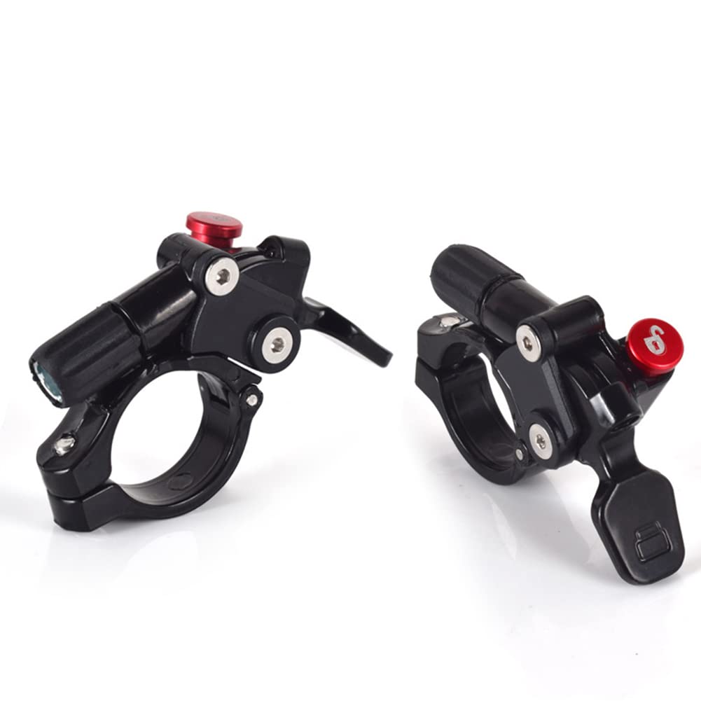 Zcargel Aluminum Alloy Bicycle Front Fork Remote Lockout Lever - Mountain Bike, BMX, Road Bike & Commuter Bike Cable Controller for Smooth Riding on Trails & Urban Streets