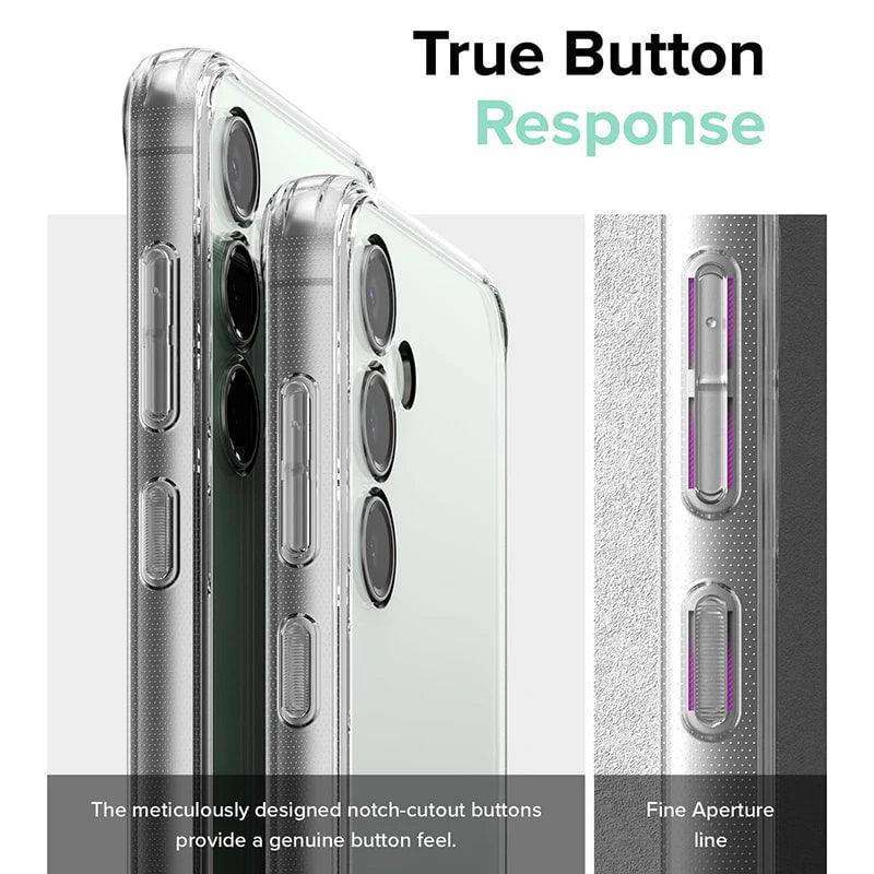 Samsung Galaxy S24 Clear Silicone TPU Phone Case - Shockproof Protective Cover for Everyday Use, Work & Travel