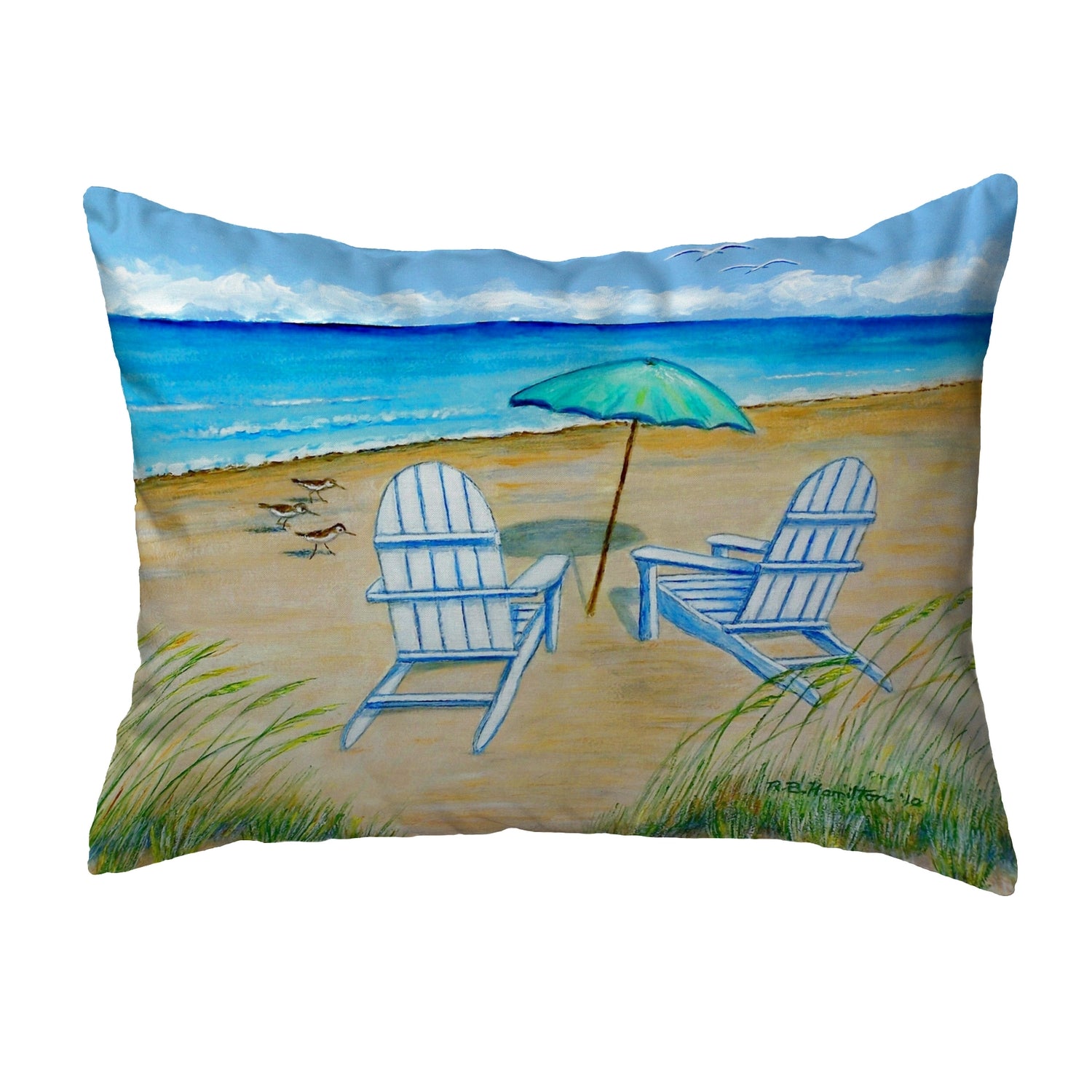 Comfortable Adirondack Pillow - Outdoor Cushion for Patio, Deck, and Garden Furniture - Water-Resistant & Durable Design for All-Weather Use