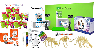 HamiltonBuhl Deluxe STEAM/STEM Kit for Beginners - Science, Technology, Engineering, Arts & Math Learning Set for Kids - Perfect for Classroom, Homeschool & STEM Education Activities