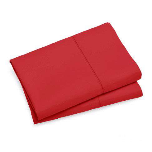 Premium 1000TC Ultra Soft King Size Pillowcases (2 Pack) - Breathable & Hypoallergenic - Perfect for Luxury Bedding & Hotel Style Comfort - Red
