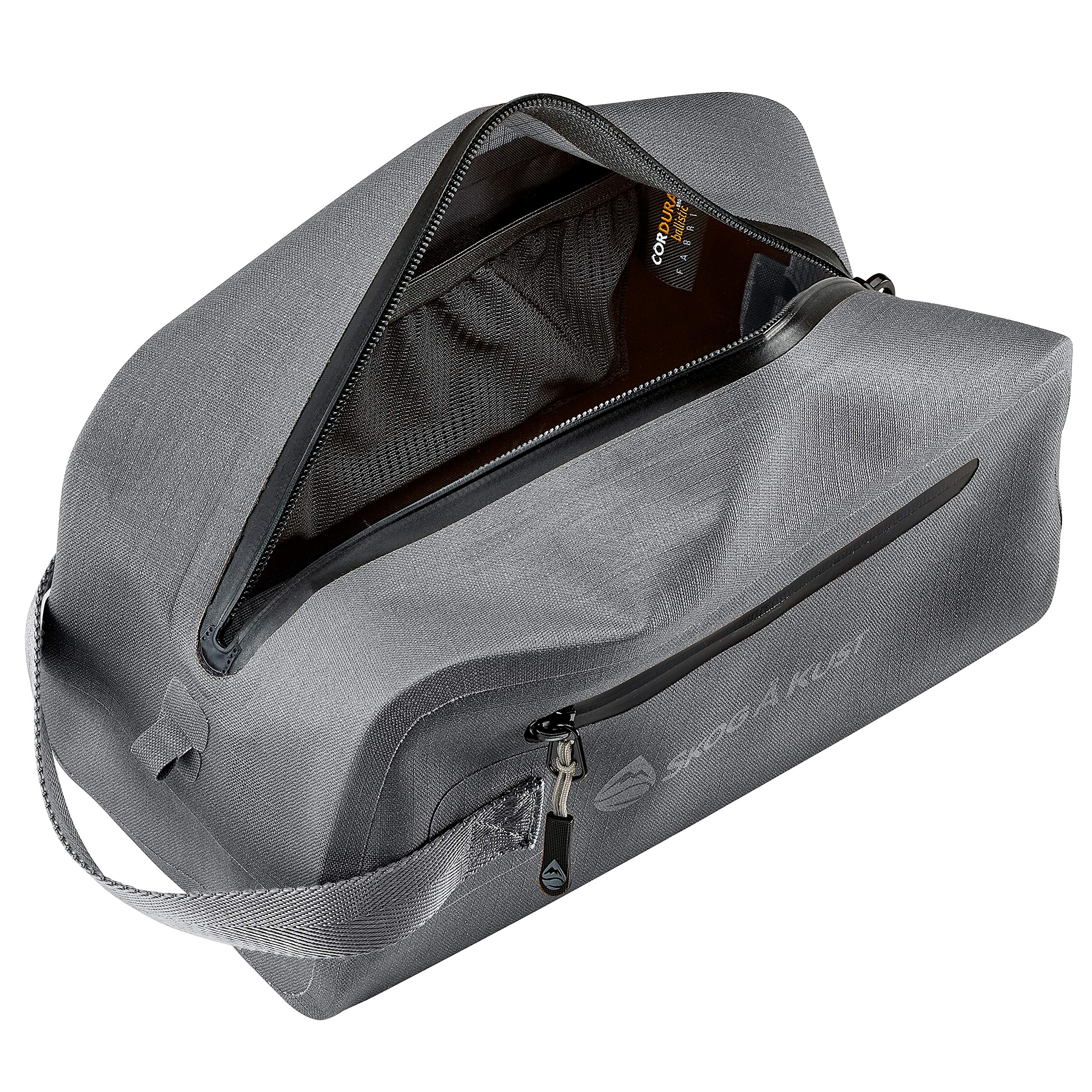 Skog Å Kust DoppSåk Waterproof & Leak-Proof Travel Toiletry Bag | Small, Charcoal Grey | Perfect for Camping, Gym & Air Travel Toiletries Organization