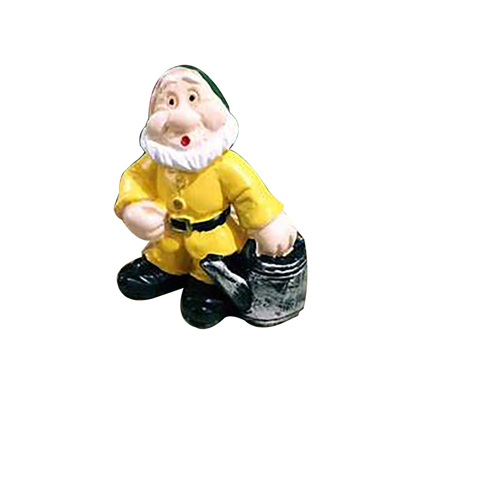 Faceless Gnomes Plush Moss Micro Landscape Decor - Garden Dwarf Ornaments with White Beard - Perfect for Fairy Gardens, Terrariums & Outdoor Decor