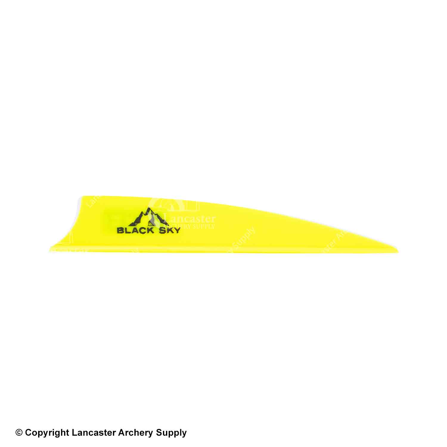 Bohning Black Sky 3 Shield Cut Vane - High Performance Archery Vanes for Hunting & Target Shooting - Perfect for Bow Hunting, 3D Archery & Outdoor Sports