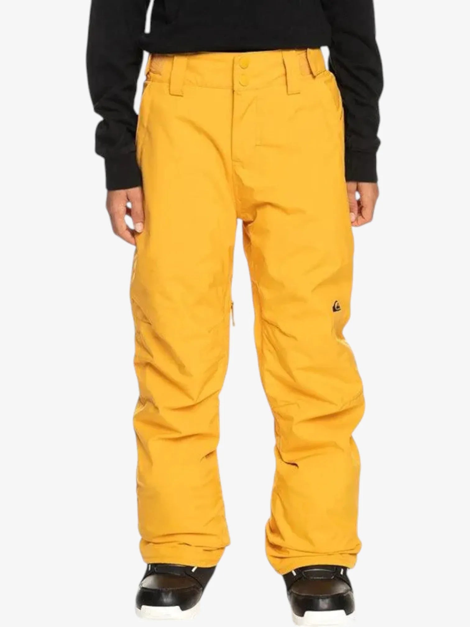 Quiksilver Boys' Snow Estate Pants - Yellow | Waterproof Snowboarding & Skiing Pants for Kids | Perfect for Winter Sports & Outdoor Play