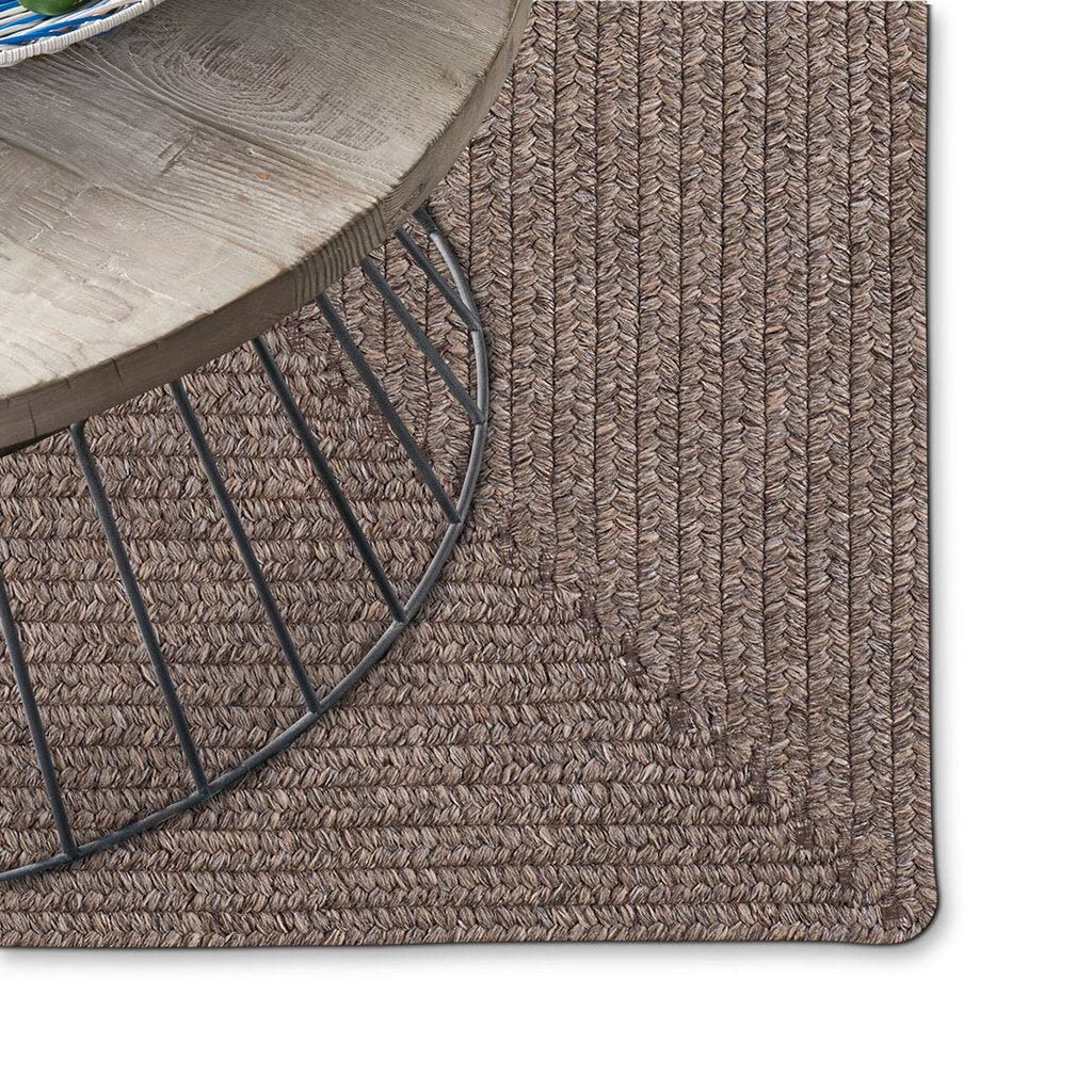 Capel Rugs Candor Oval Braided Jute Rug - Natural Chestnut Brown 2x3 Feet - Perfect for Living Room, Bedroom, or Entryway Decor