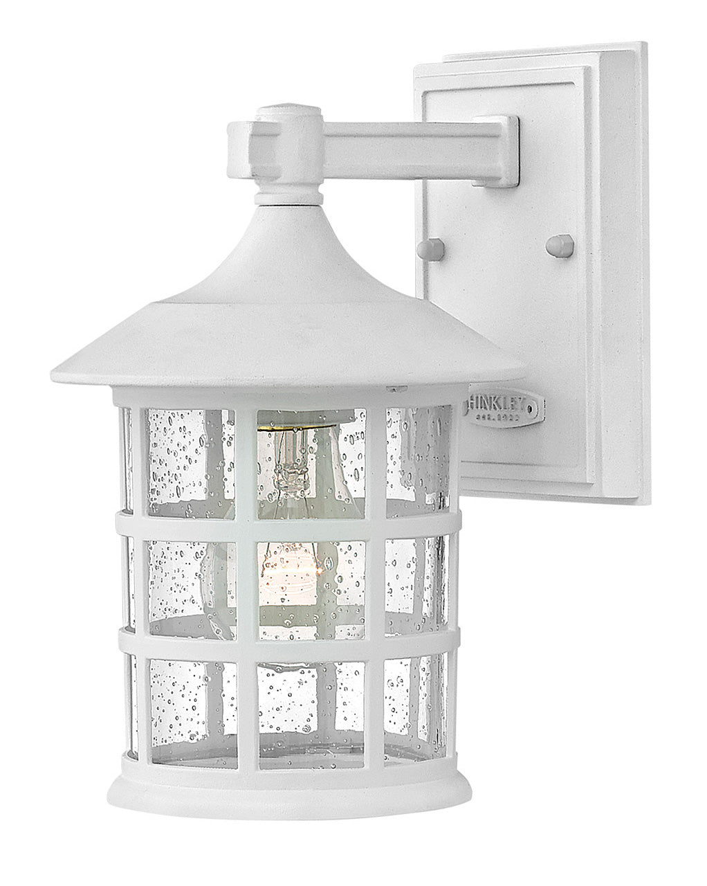 1860TW Freeport 1 Liter Outdoor Lantern with Textured White Finish - Perfect for Camping, Patio, Garden and Backyard Decor