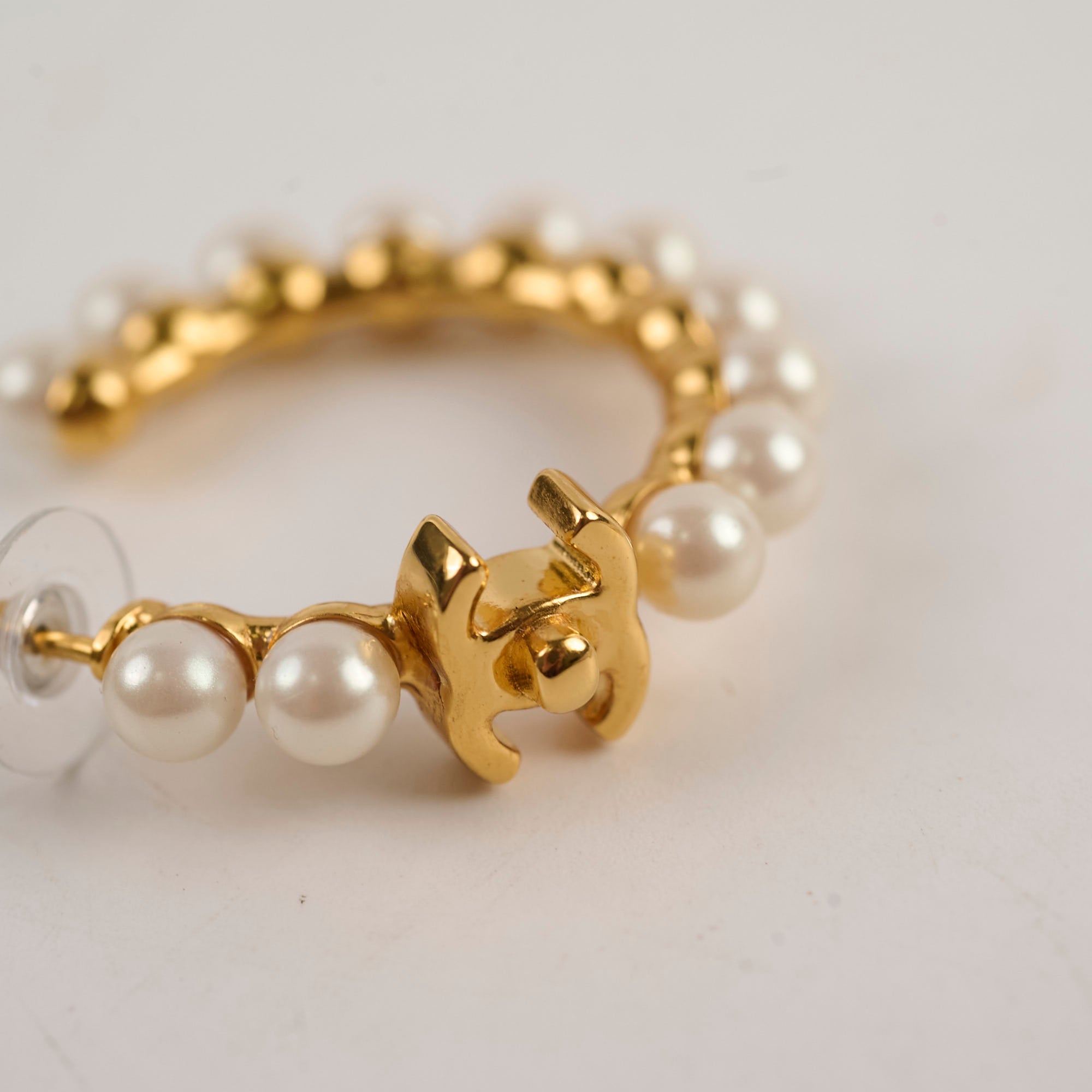 Chanel Multi Pearl Hoop Earrings - Luxury Fashion Jewelry for Women | Perfect for Parties, Weddings & Special Occasions