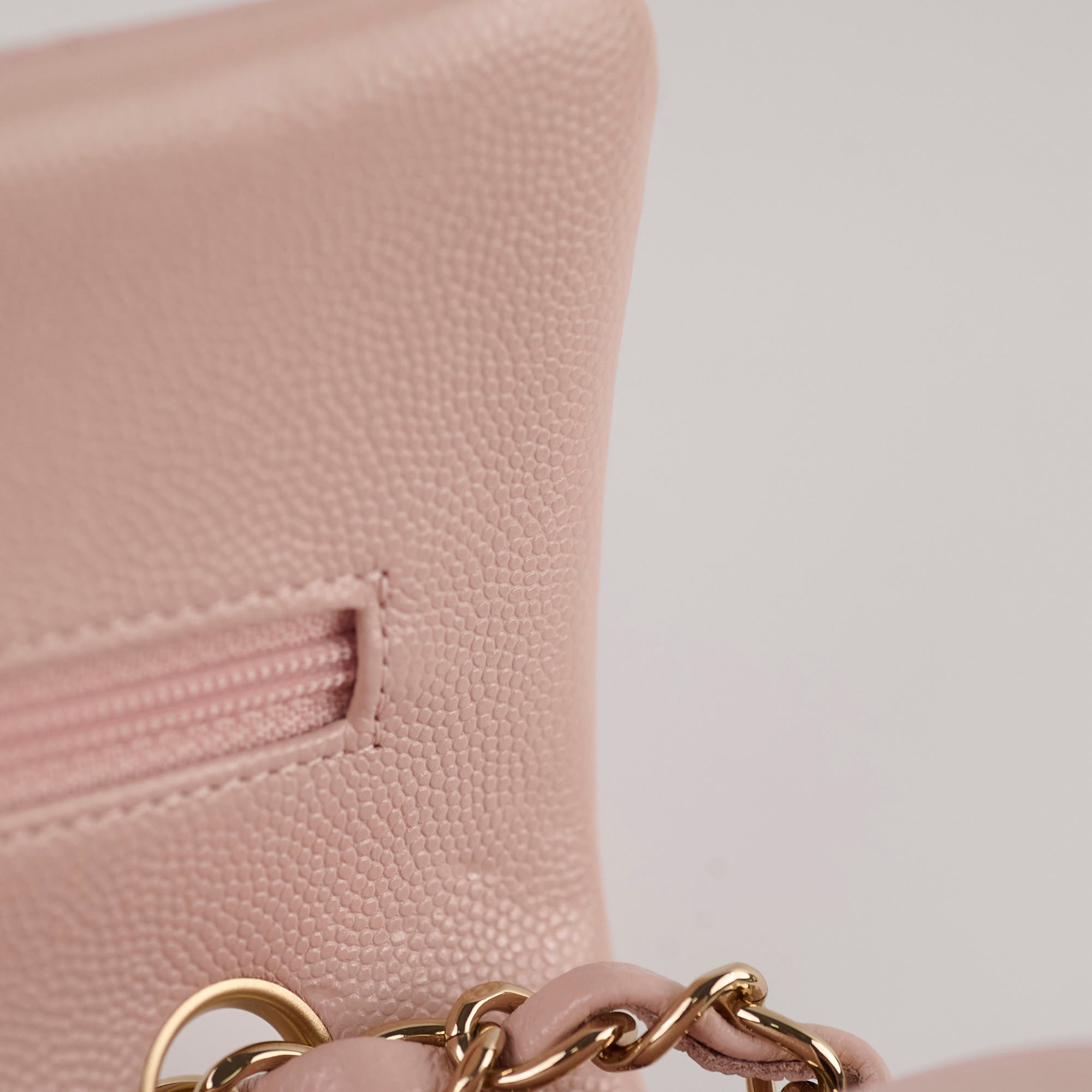 Chanel Small Classic Double Flap Bag in Rose Clair Caviar Leather - Perfect for Date Night & Special Occasions