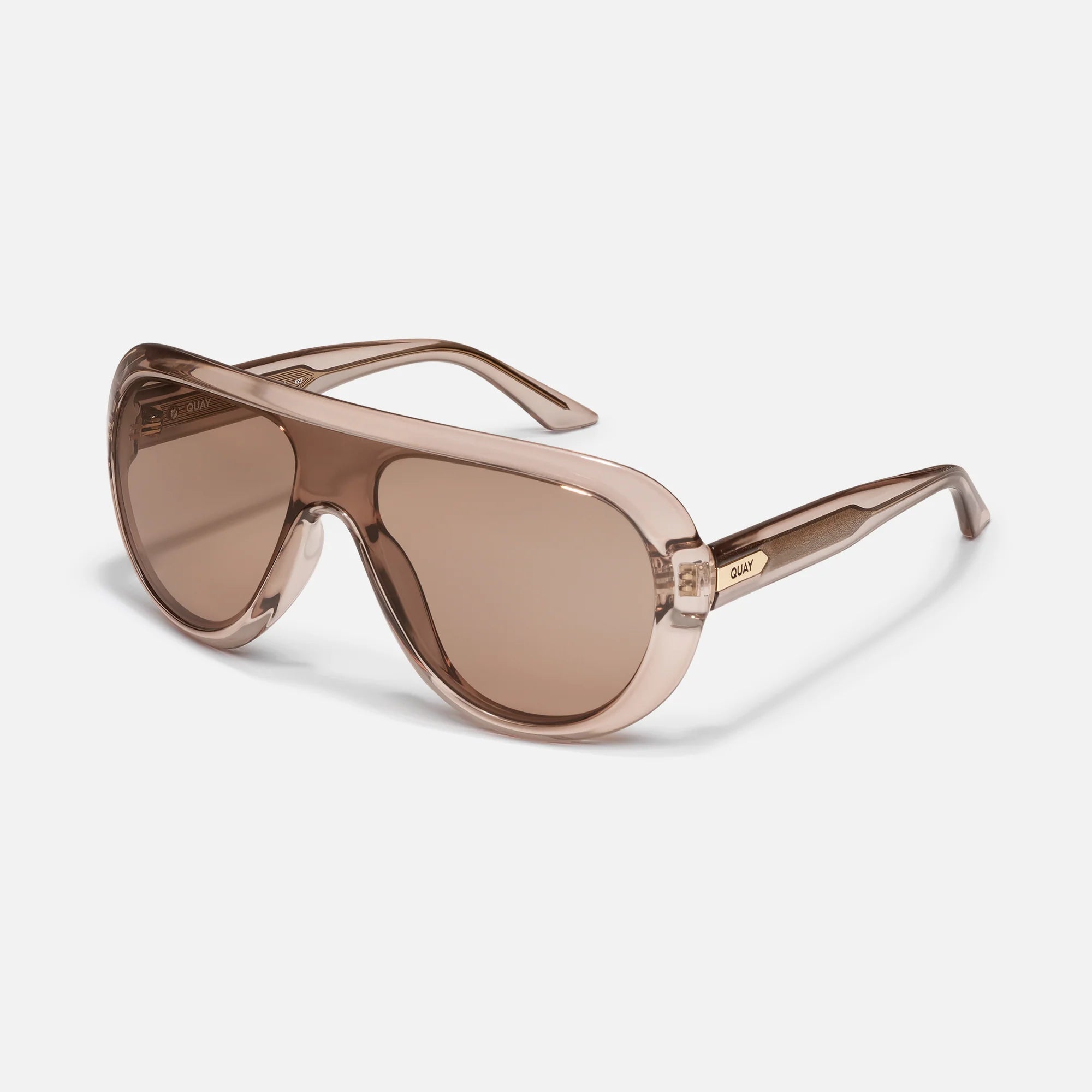 Quay Australia Set List Sunglasses - Trendy Cat Eye UV Protection for Women - Perfect for Beach, Driving & Outdoor Activities