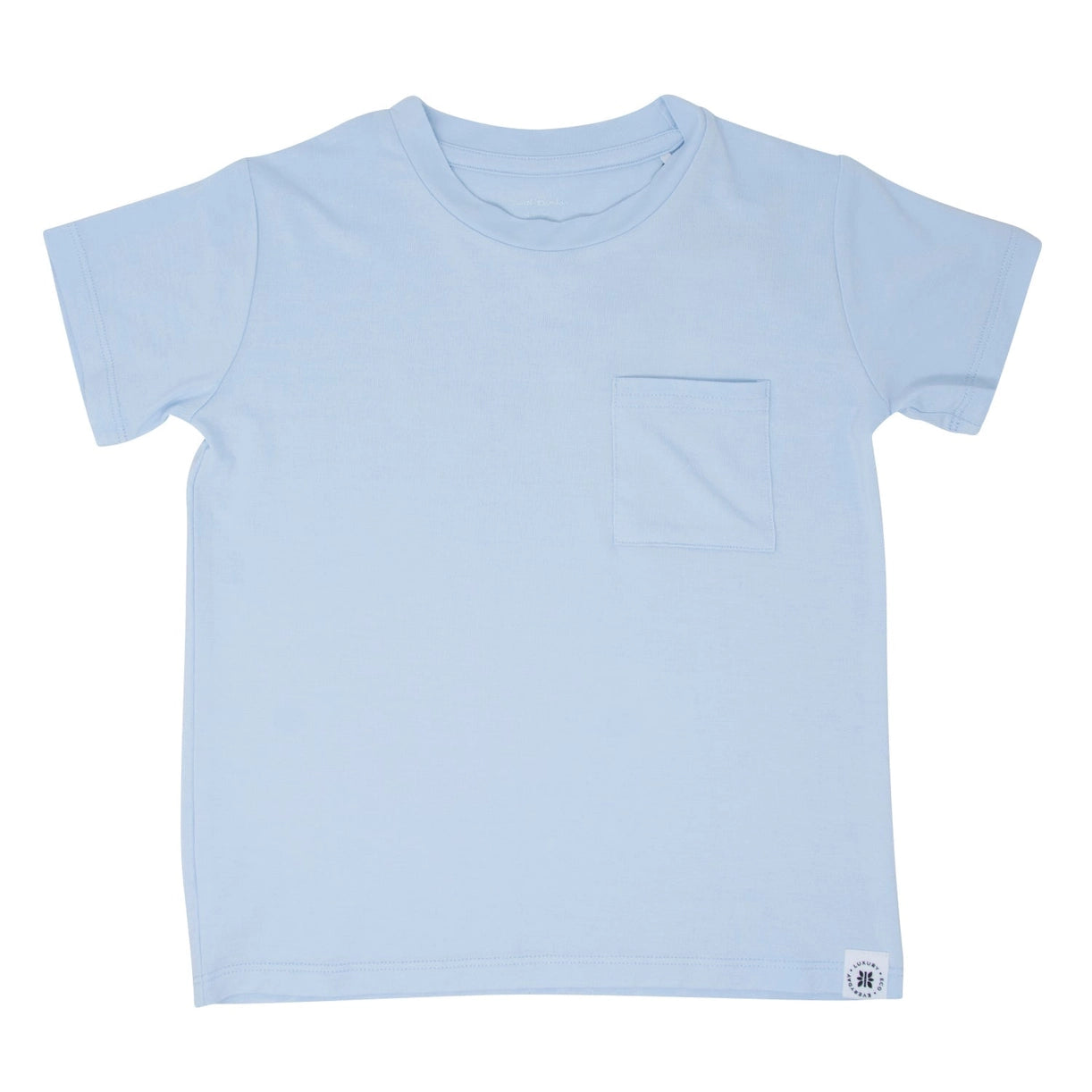 Premium Soft Cotton Crew Neck T-Shirt for Men - Powder Blue | Comfortable Casual Wear for Everyday & Outings