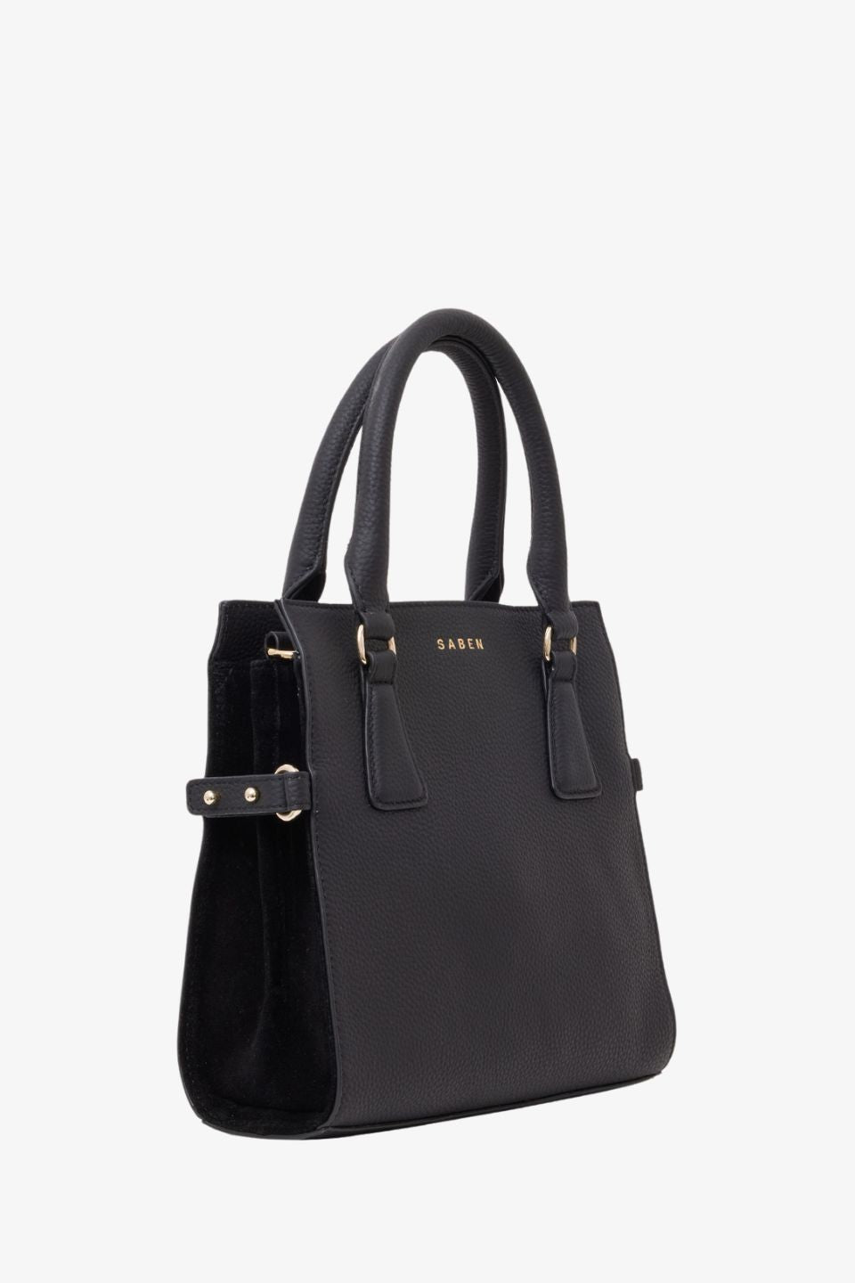 Stylish Black Leather & Suede Crossbody Bag for Women - Perfect for Everyday Use, Travel, and Shopping