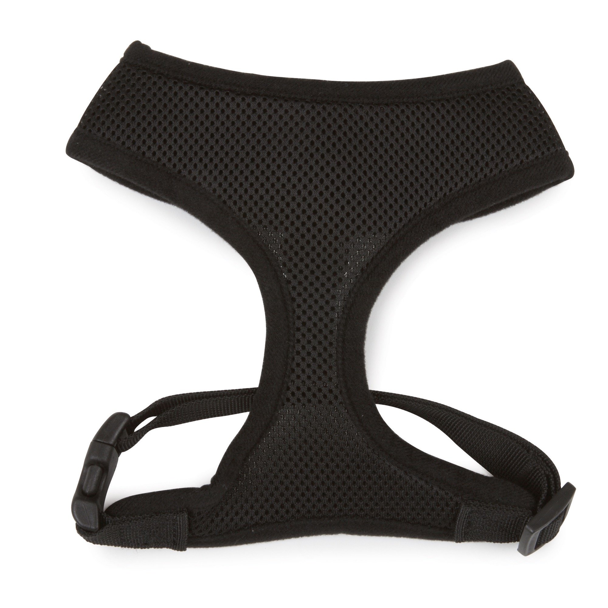 Mesh Dog Harness for Small Dogs - X-Small Size, Breathable & Adjustable Black Pet Vest - Perfect for Walking, Running & Outdoor Adventures