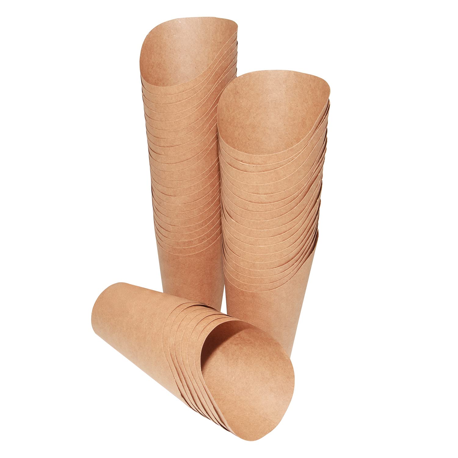 ALDKitchen Eco-Friendly Disposable Paper Bowls & Cups - 50, 200, 1000 PCS Bulk Pack (Brown) for Home, Office, Restaurant, Party & Catering Use | Sustainable Food Containers for Hot/Cold Beverages & Snacks