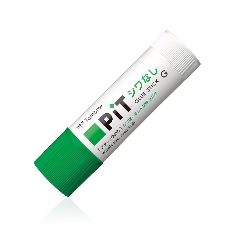 PiT Wrinkle Free Glue Stick by Tombow - Strong Adhesive for Paper Crafts, Scrapbooking & DIY Projects