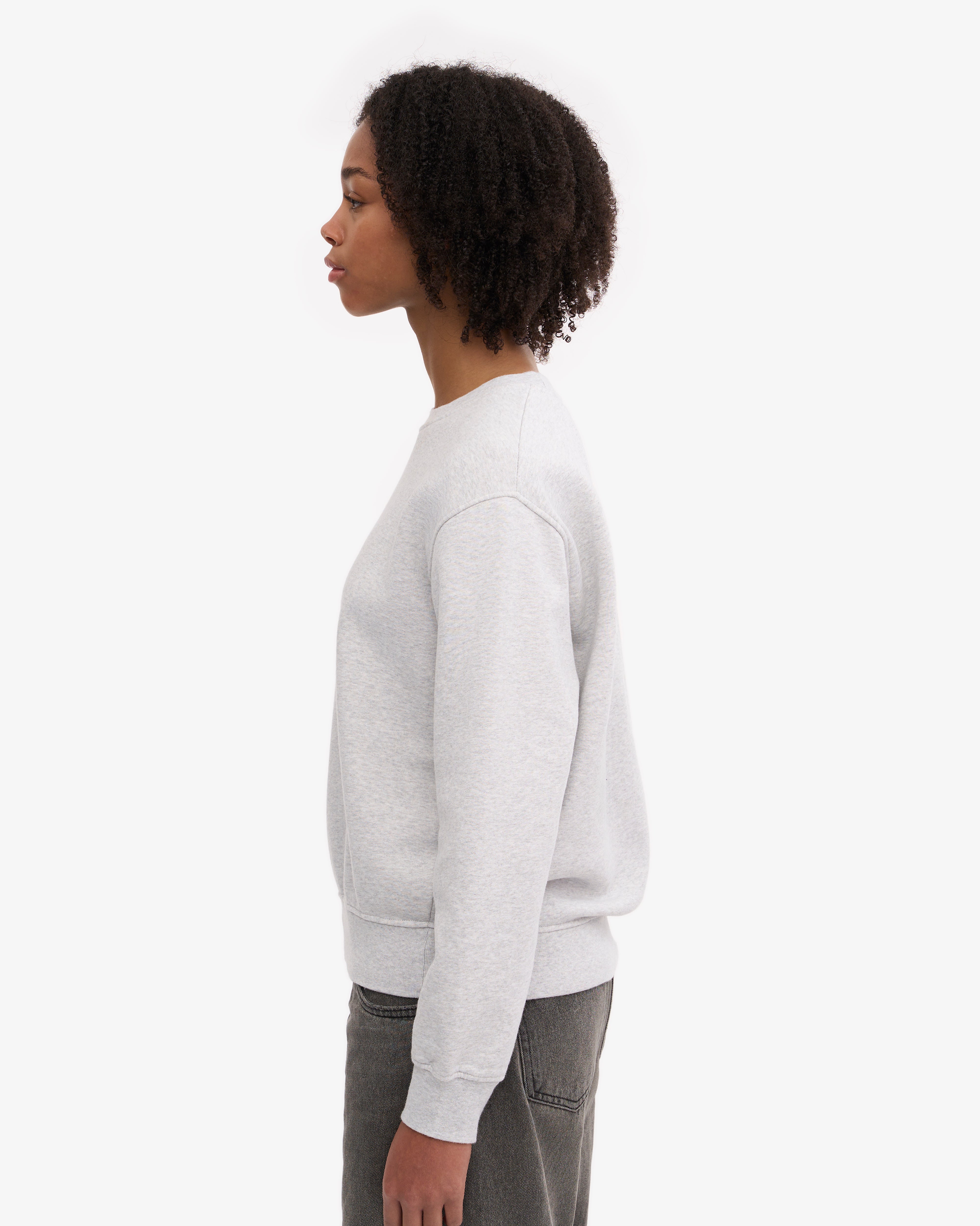 Women's Classic Organic Cotton Crew Neck Sweater - Soft & Comfortable Winter Pullover for Casual Wear & Layering