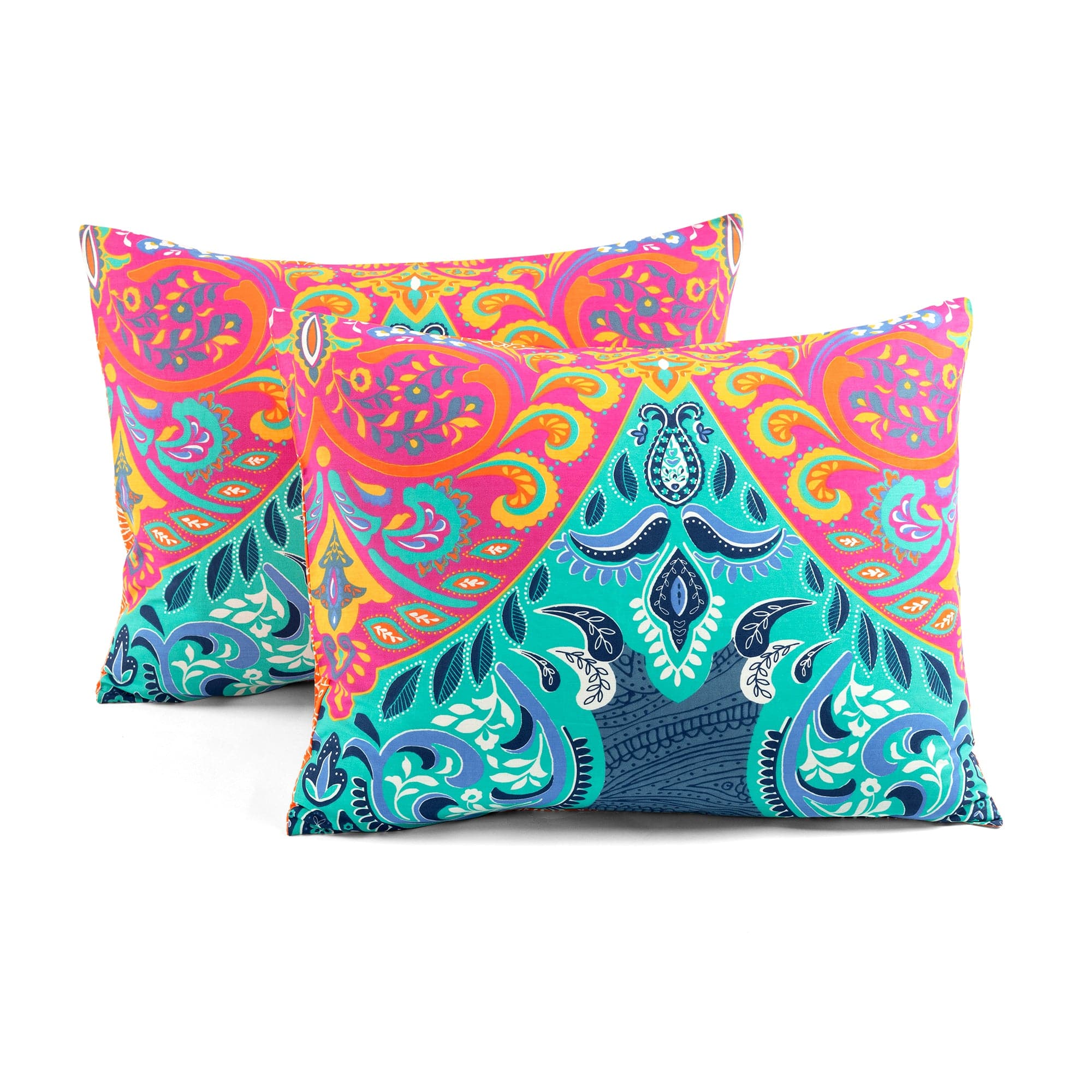 Boho Chic Cotton Duvet Cover 3-Piece Set - Soft & Breathable Bedding for Bohemian Style Bedroom Decor | Perfect for Master Bedroom, Guest Room & Dorm
