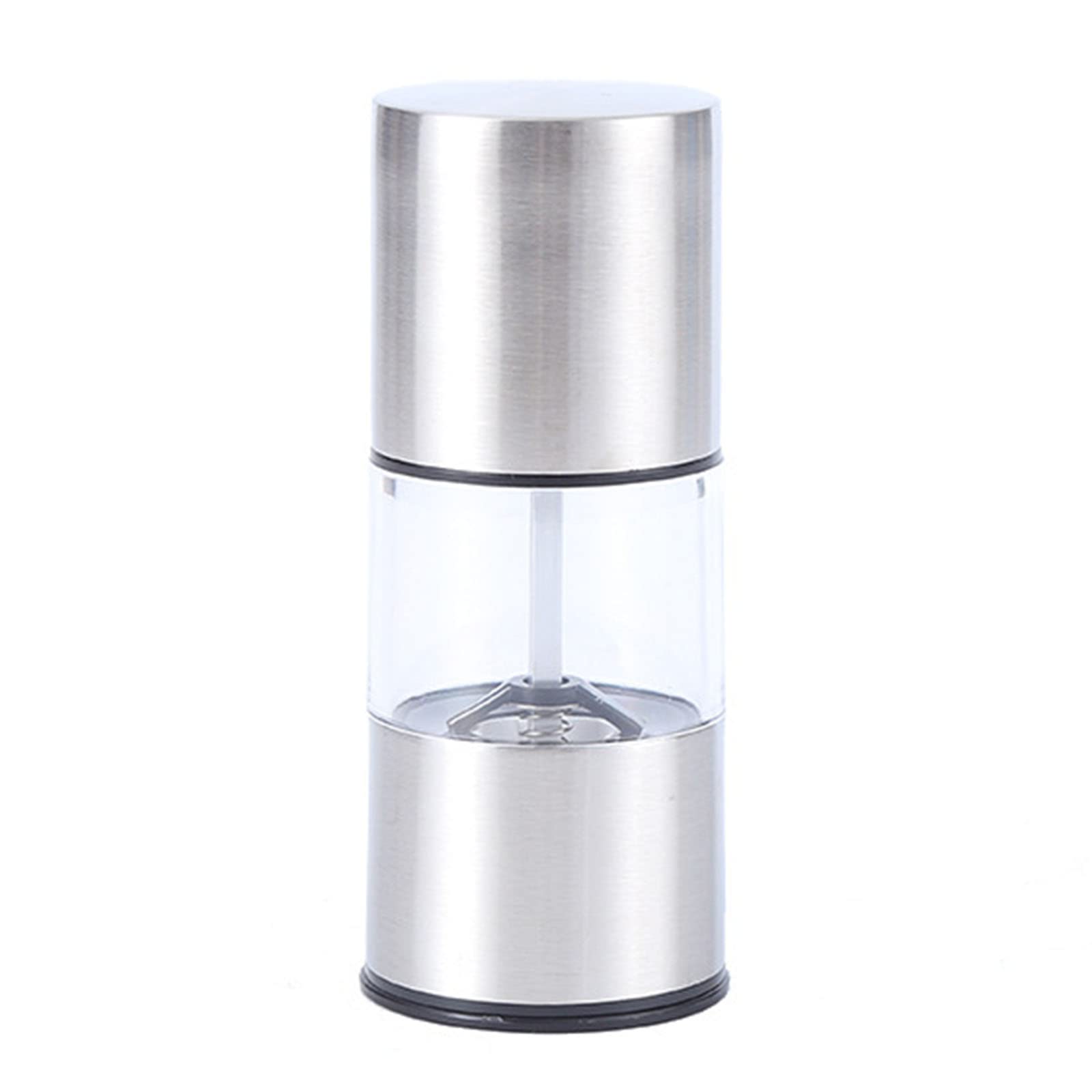 Premium Stainless Steel Manual Pepper Grinder & Salt Mill - Mini Multi-Purpose Spice Grinder for Kitchen, Dining Table & Outdoor Cooking