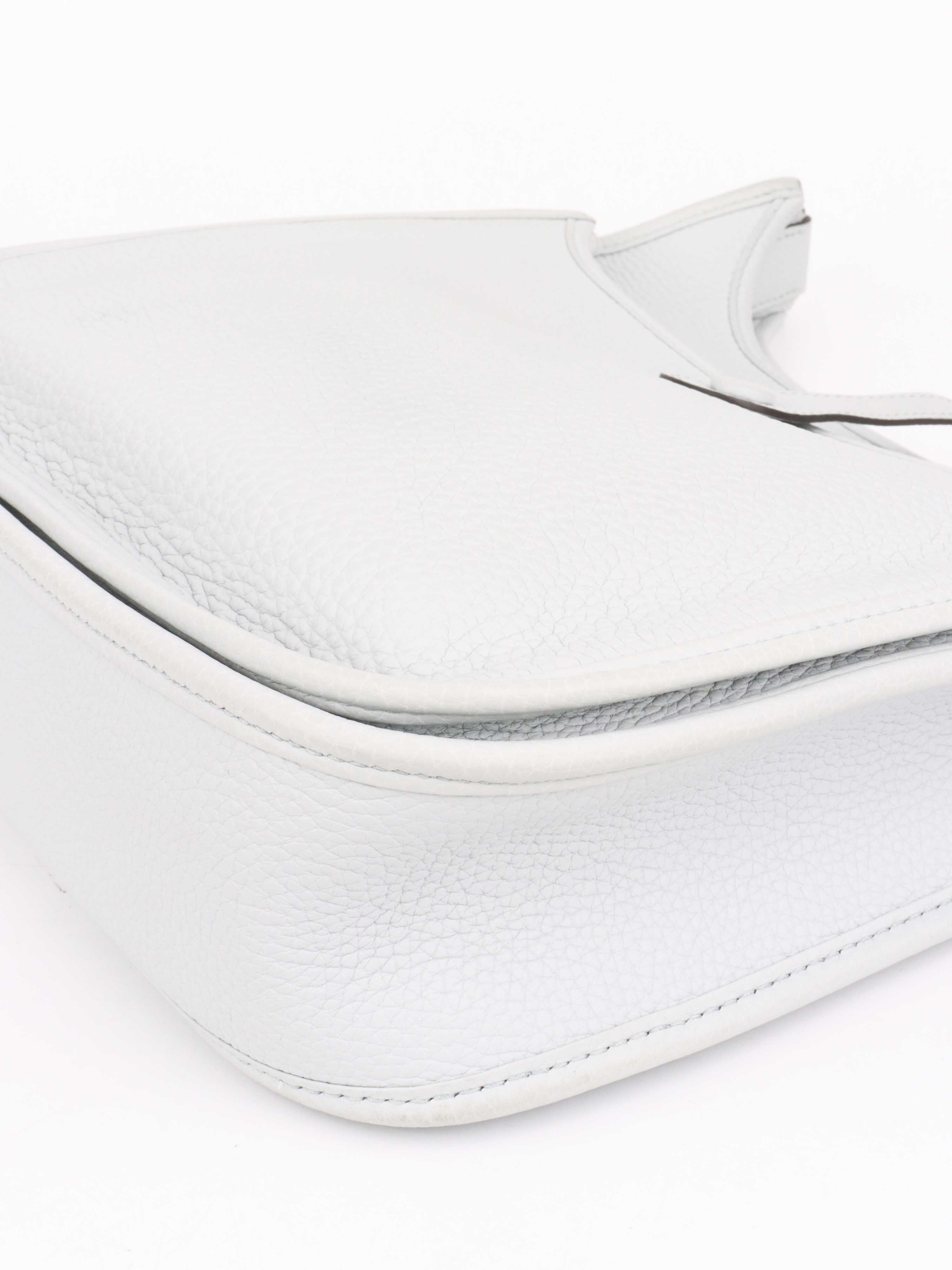 Authentic Hermes Evelyne 29 Bag in Gris Pale - Luxury Crossbody Shoulder Bag for Women | Perfect for Everyday Use, Work & Travel