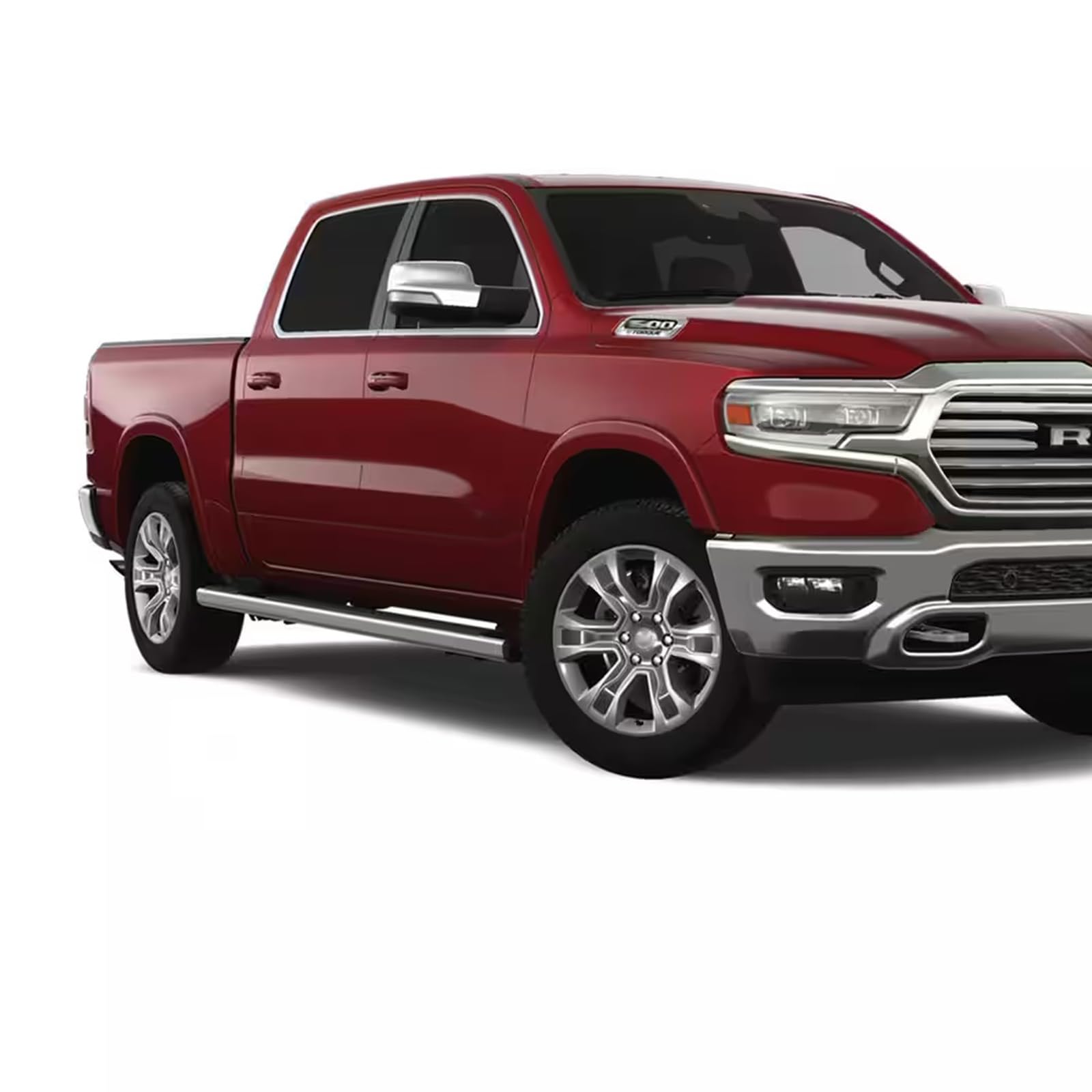 Premium Polished Stainless Steel Window Sill Trims for 2019-2025 Ram 1500 Crew Cab 4-Door Model - Durable Exterior Protection & Stylish Upgrade for Truck Windows