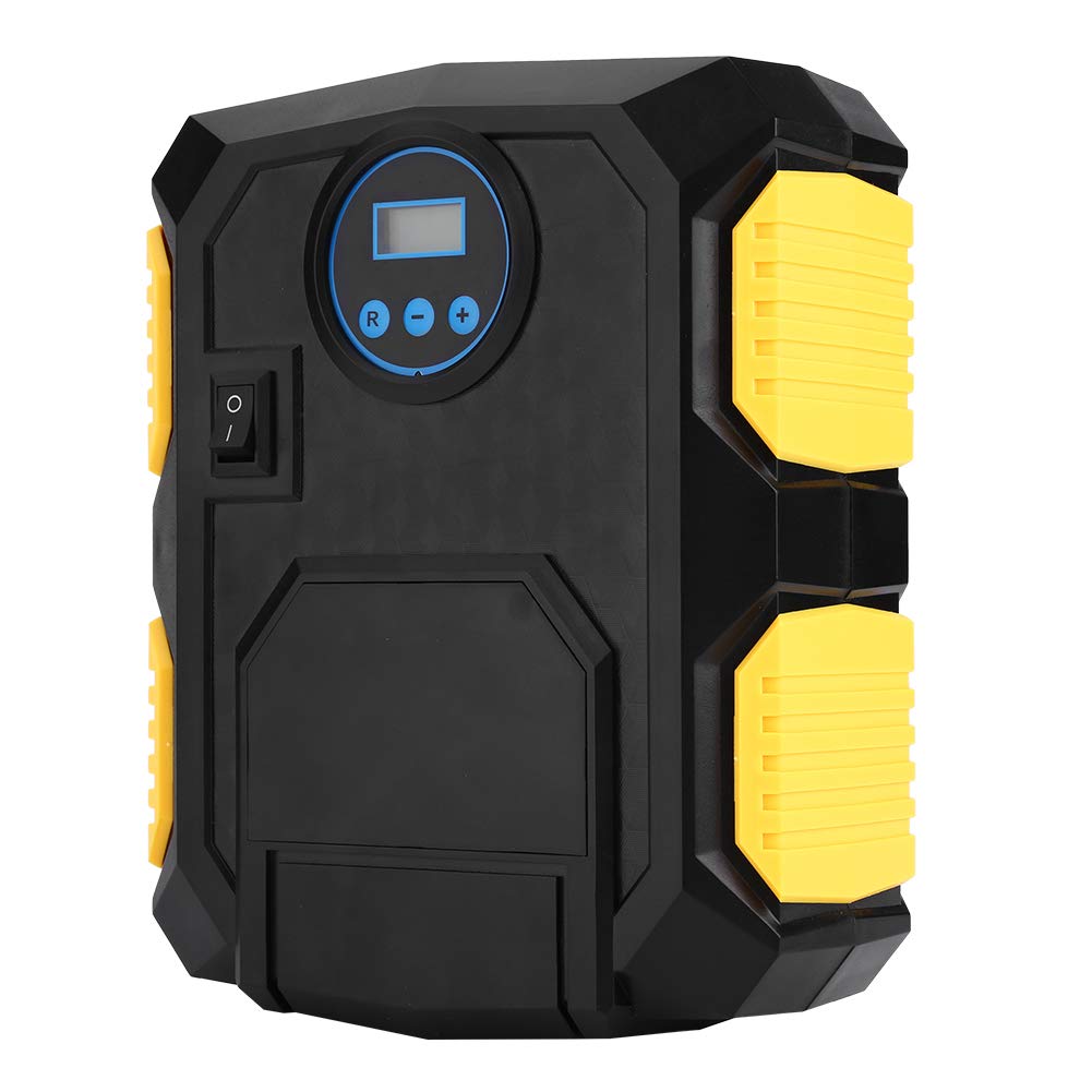 12V Portable Air Compressor for Car Tires - Digital Tire Inflator Pump for Cars, Bikes, Motorcycles & Inflatables | Fast Inflation for Roadside Emergencies & Home Use