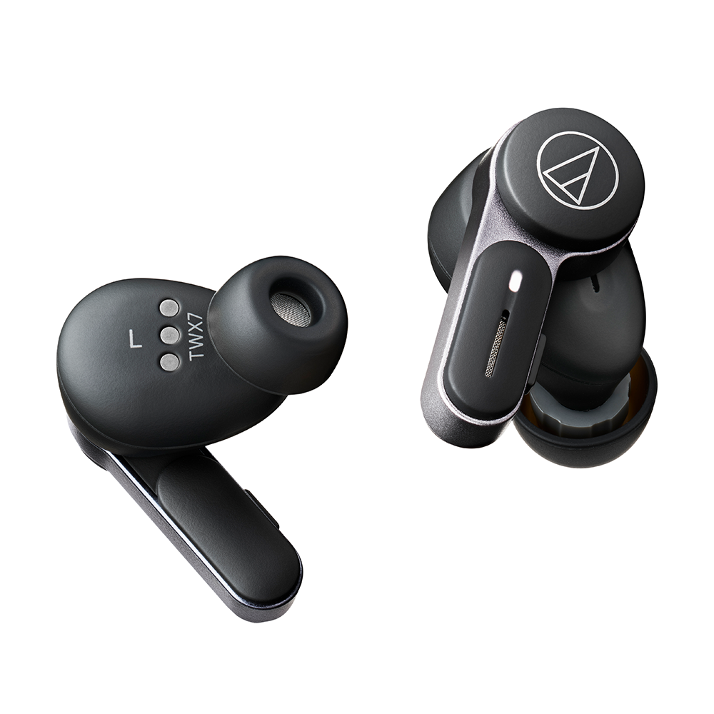 Audio Technica ATH-TWX7 True Wireless Earbuds with Active Noise Cancellation (ANC) - Open Box - Perfect for Commuting, Workouts & Travel