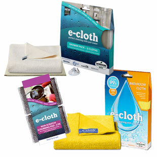Premium eCloth Bathroom Cleaning Kit - 6 Pack Microfiber Towels for Streak-Free Shine | Eco-Friendly, Reusable & Lint-Free | Perfect for Mirrors, Glass, Tiles & Countertops
