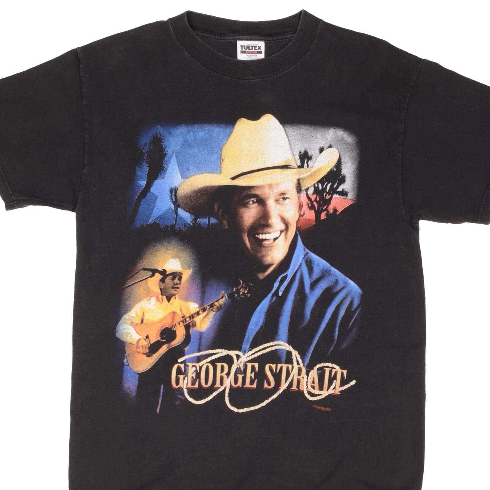 Vintage George Strait Country Music Festival 1998 T-Shirt - Large Size - Classic Retro Band Tee for Concerts & Casual Wear