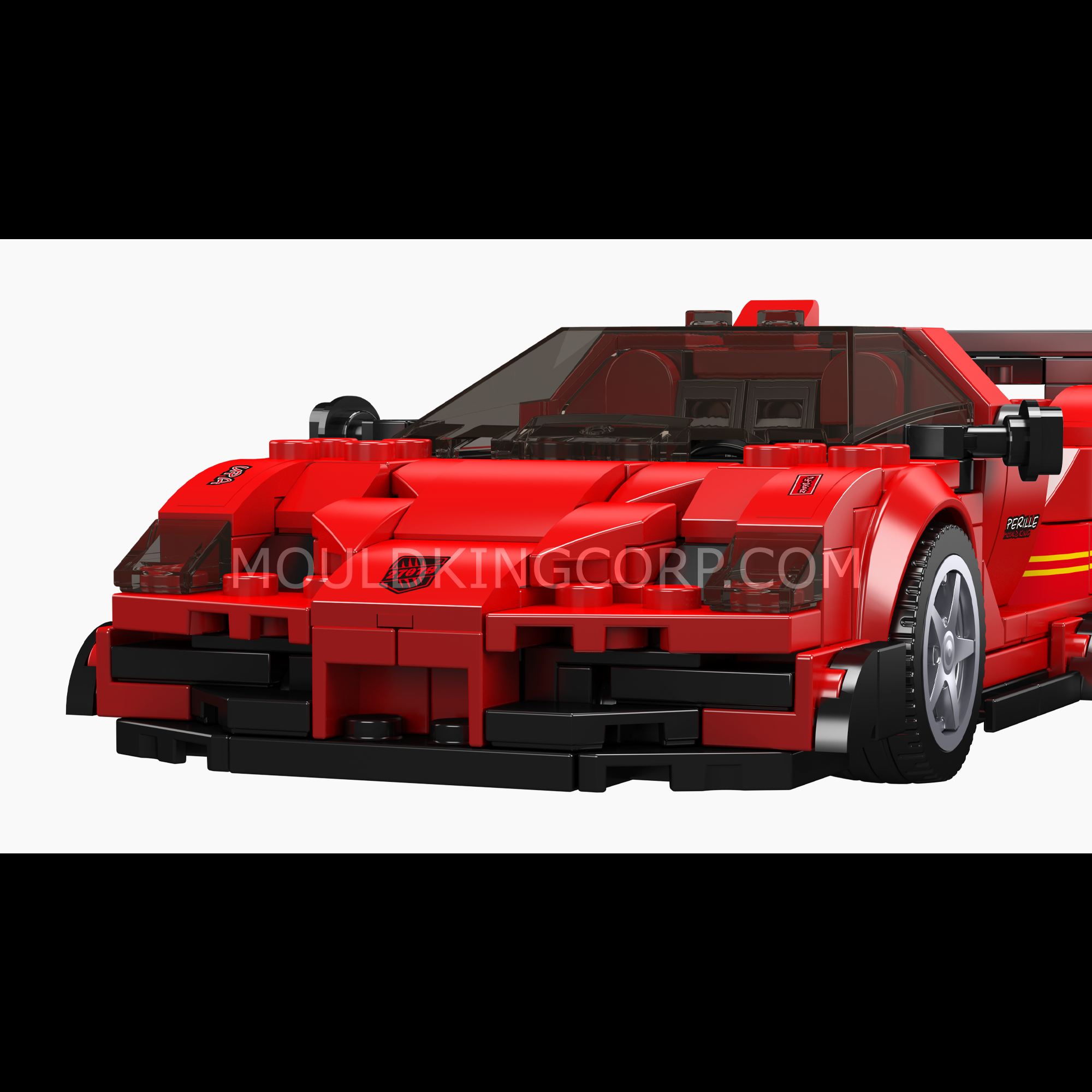 Mould King 27078 F4T LM Concept Car Model Building Kit - 424 Piece STEM Toy for Adults & Teens - Creative DIY Engineering Project for Home Display & Collector's Showcase