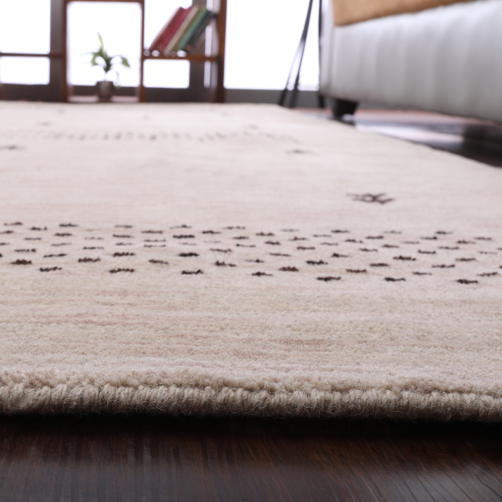 Handmade Colombo Hand Knotted Rug - Premium Wool Area Rug for Living Room, Bedroom & Dining Room - Traditional Persian Style Home Decor Carpet