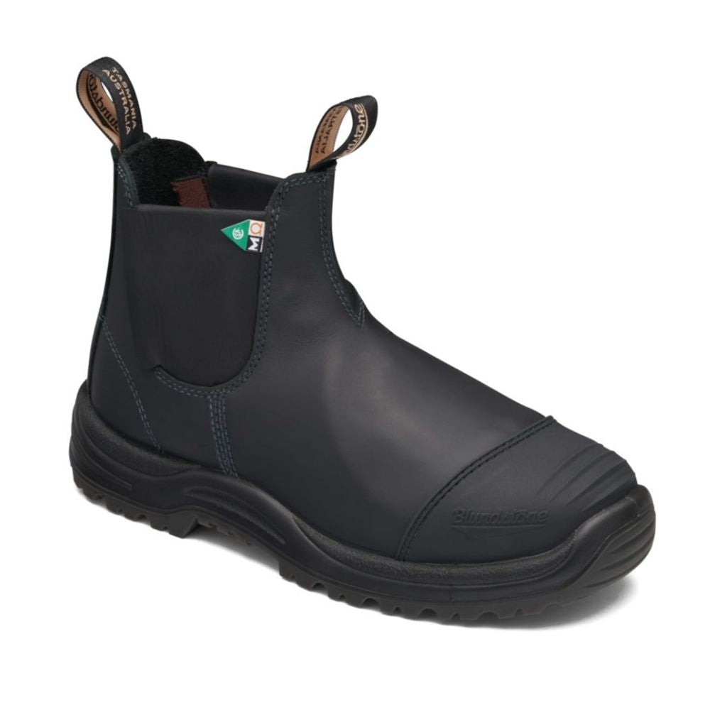 Blundstone 165 Unisex Ute Slip-On Steel Toe Work Safety Boot with Met Guard - OSHA Compliant for Construction, Warehouse & Industrial Work