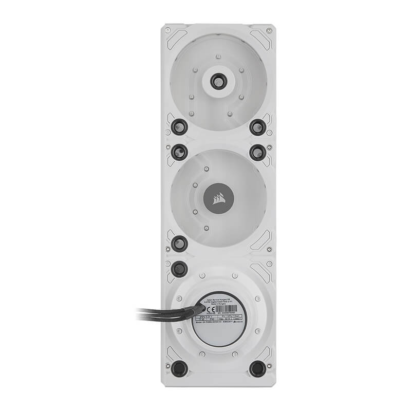 Corsair Hydro X Series XD7 RGB 360mm Distribution Plate - White | High-Performance Water Cooling Reservoir | Perfect for Custom PC Liquid Cooling Builds & Gaming Rigs