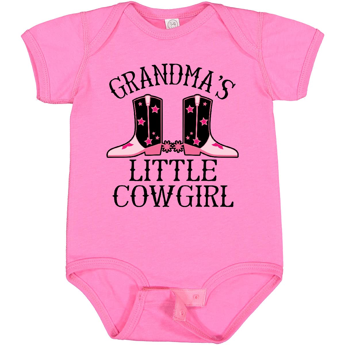 Inktastic Grandma Little Cowgirl Baby Clothes - Cute Infant Bodysuit for Girls & Boys - Perfect for Family Photos, Birthday Gifts & Cowgirl Themed Parties