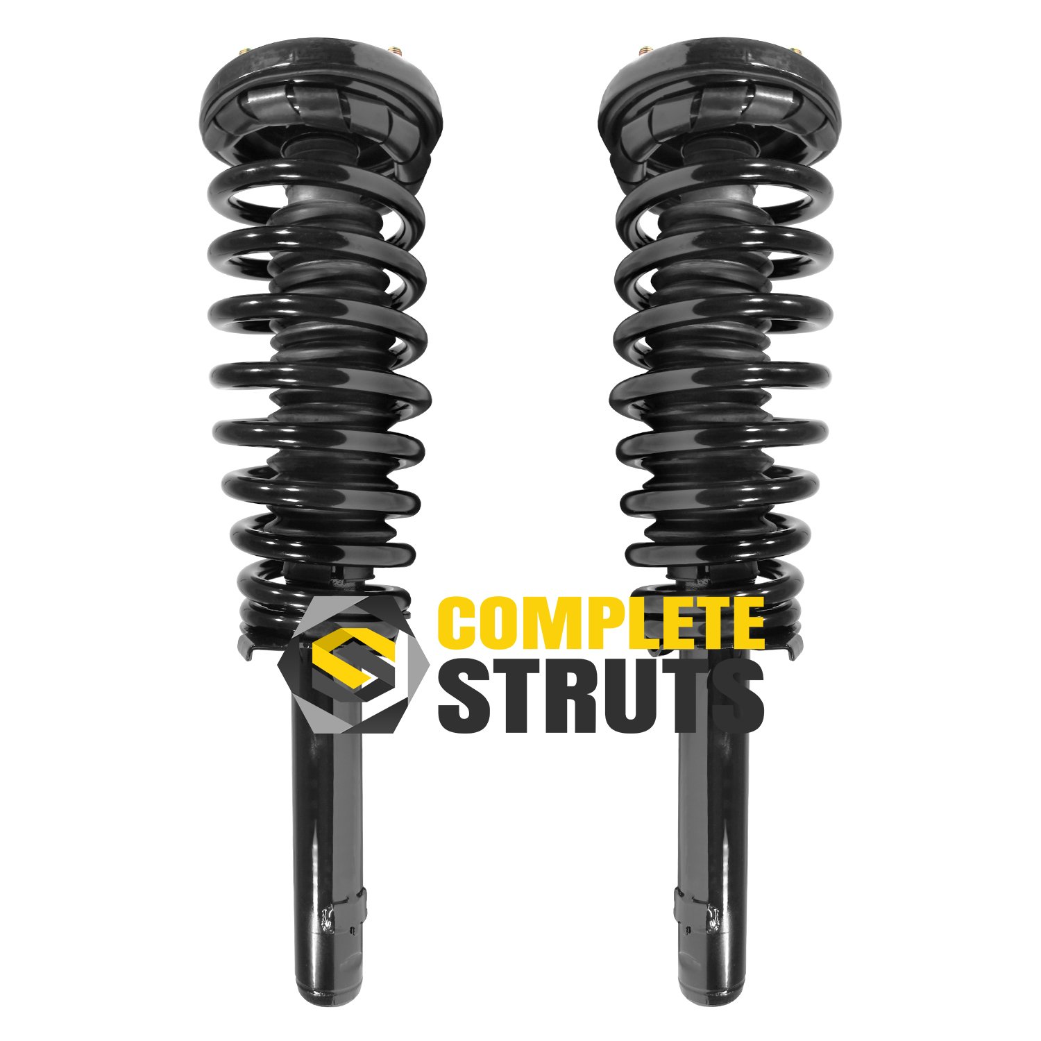 1998-2002 Honda Accord Front Complete Strut Assembly with Coil Spring - Direct Replacement - Improves Ride Comfort & Handling - Perfect for City Driving & Rough Roads - Set of 2