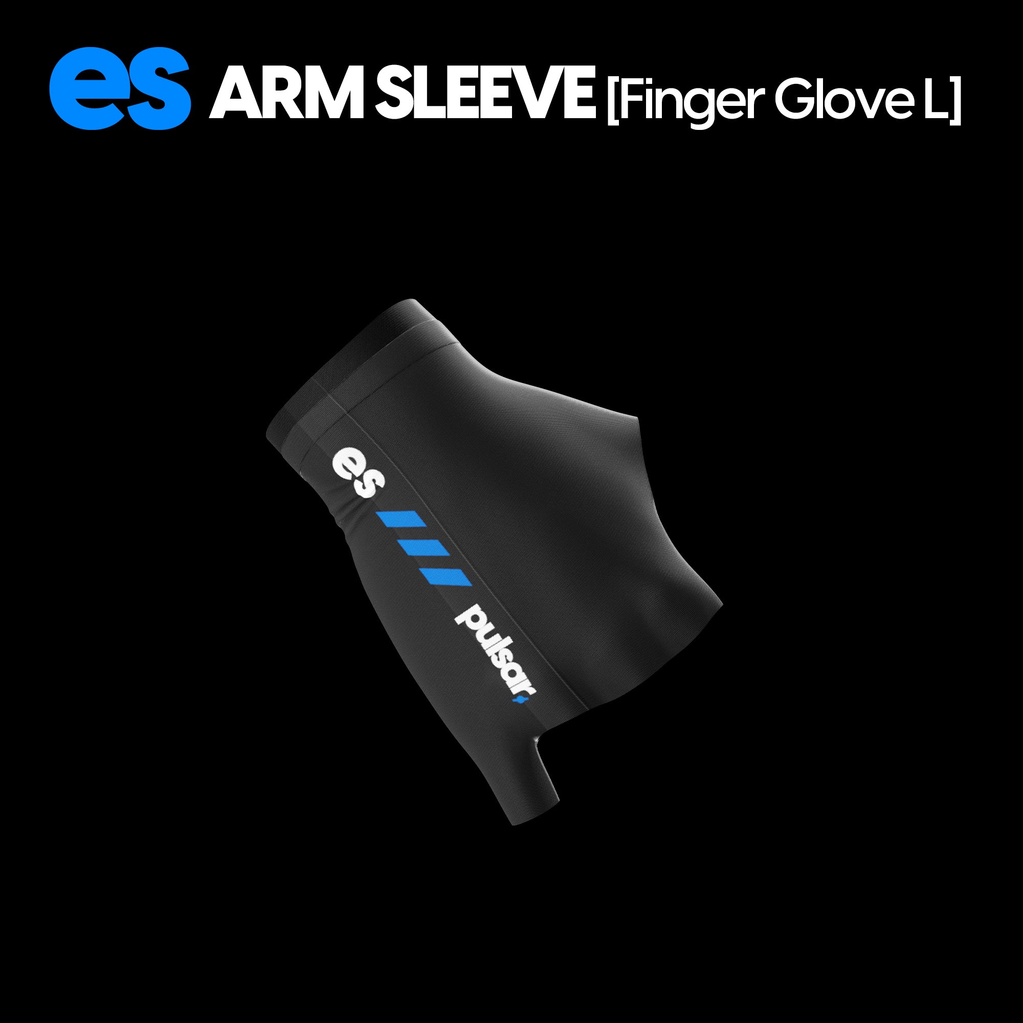 Pulsar eS Arm Sleeve - Fingerless Glove for Gaming, Sports & Outdoor Activities - Breathable Compression Sleeve for Enhanced Performance & Comfort