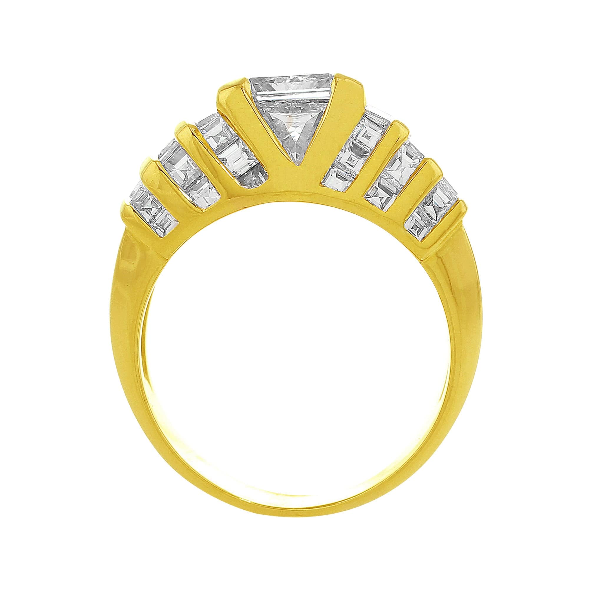 1.43 Carat Quadrillion Cut Diamond Engagement Ring for Women - Perfect for Proposals, Anniversaries & Special Occasions
