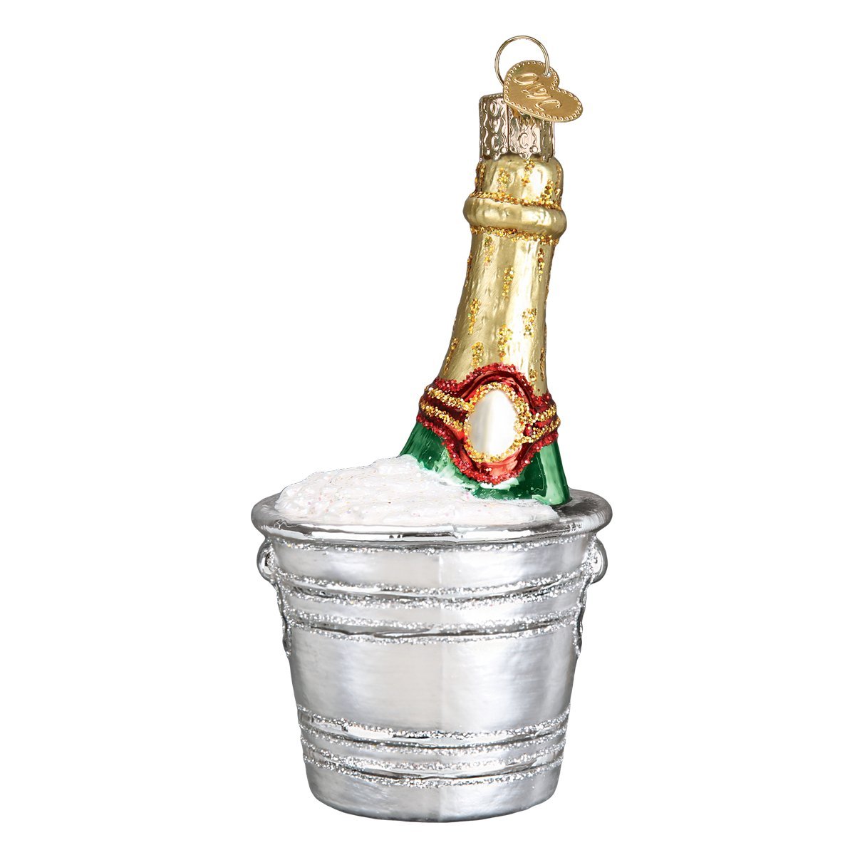 Old World Christmas Ornaments - Handcrafted Glass Blown Adult Beverage Ornaments for Holiday Tree Decor (Set of 6) - Perfect for Christmas, Home, Party & Gift Giving