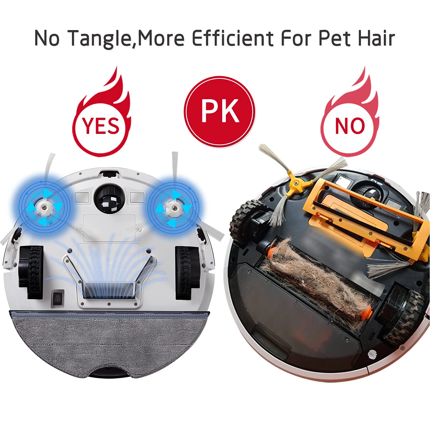 X5 Robot Vacuum Mop for Pet Hair - 2000Pa Suction, Self-Charging - Perfect for Hardwood & Carpets