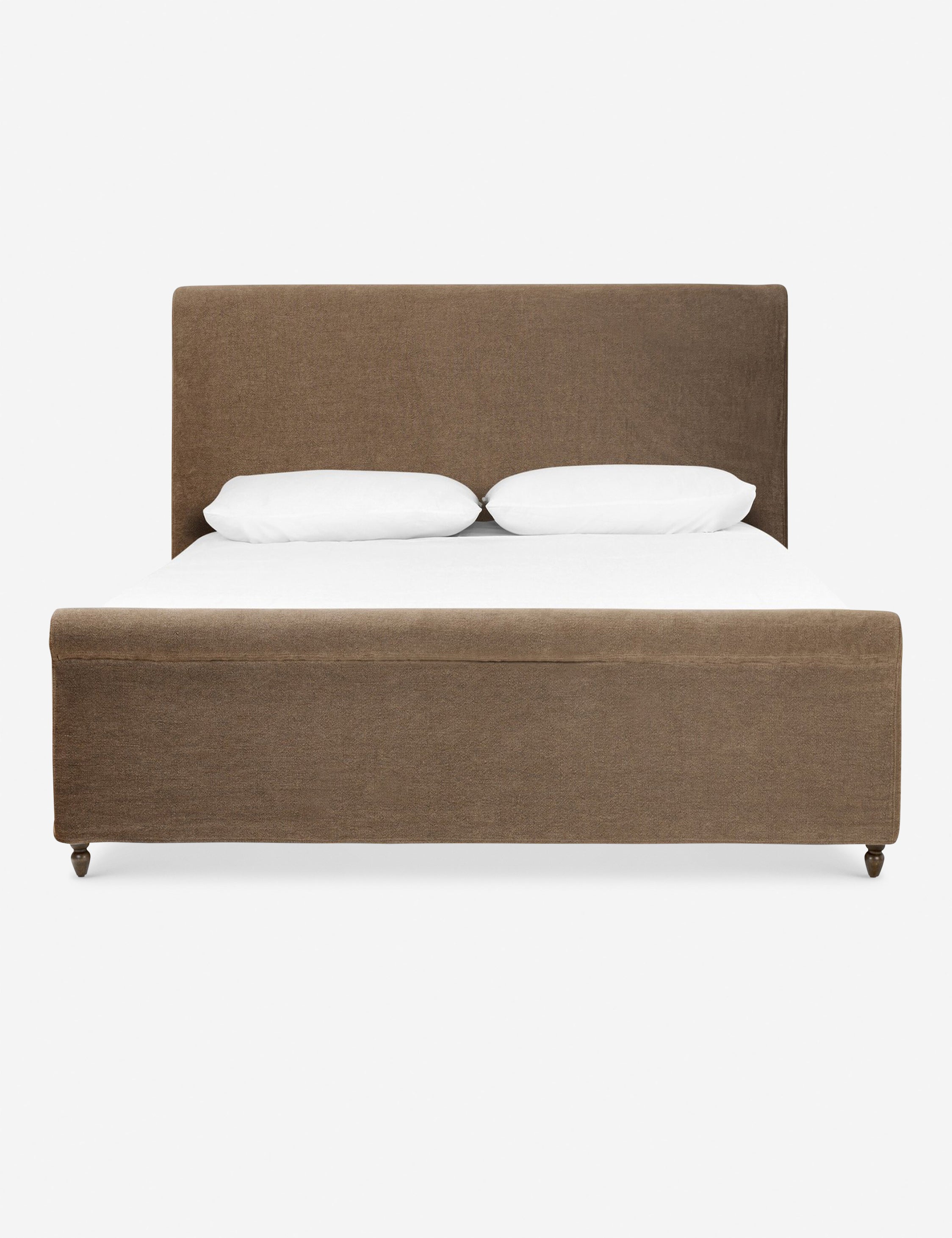 Dalia Slipcover Bed by Amber Lewis x Four Hands - Modern Upholstered Bed Frame for Bedroom Decor - Perfect for Master Bedroom, Guest Room & Cozy Home Styling