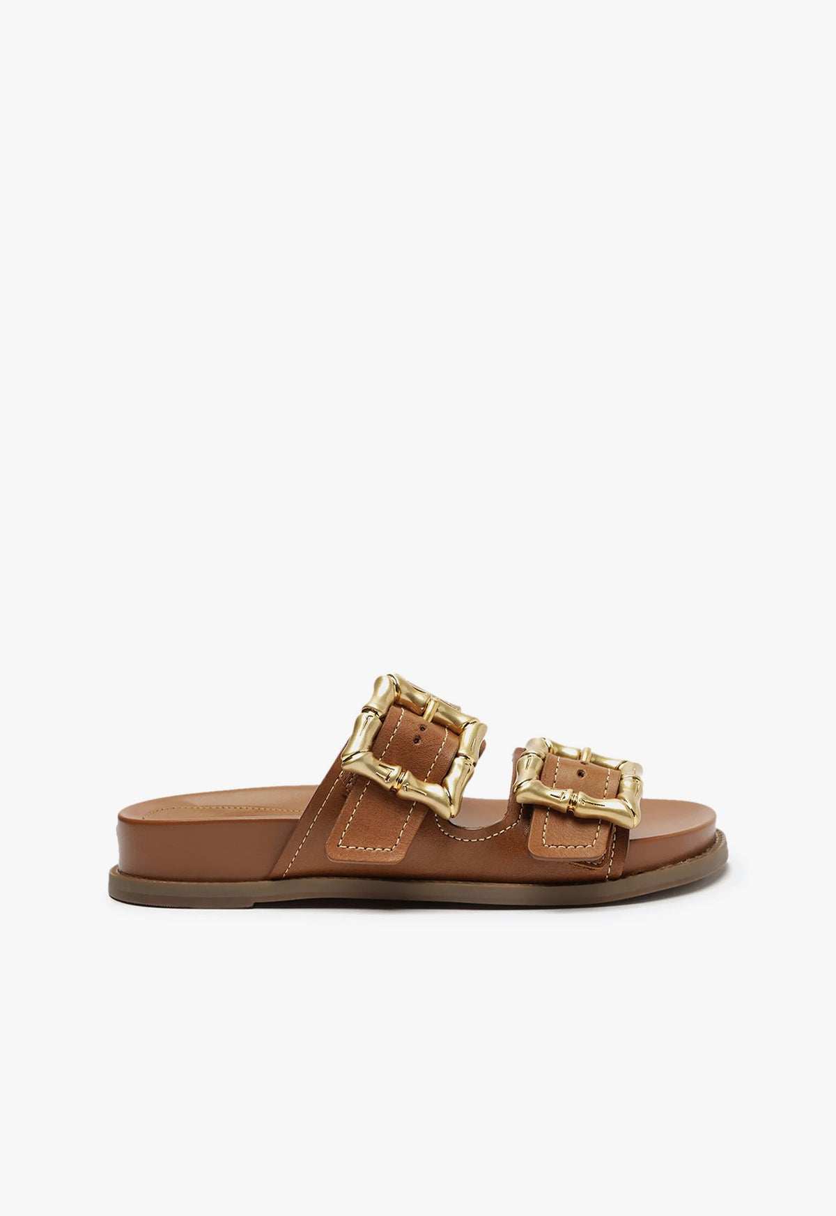 Enola Sporty Leather Sandal - Women's Comfortable Casual Strappy Sandals for Walking, Beach & Summer Outfits