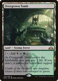 Magic: The Gathering - Overgrown Tomb Foil Promo Pack (Throne of Eldraine) - Premium MTG Card for Commander, Modern & Legacy Decks