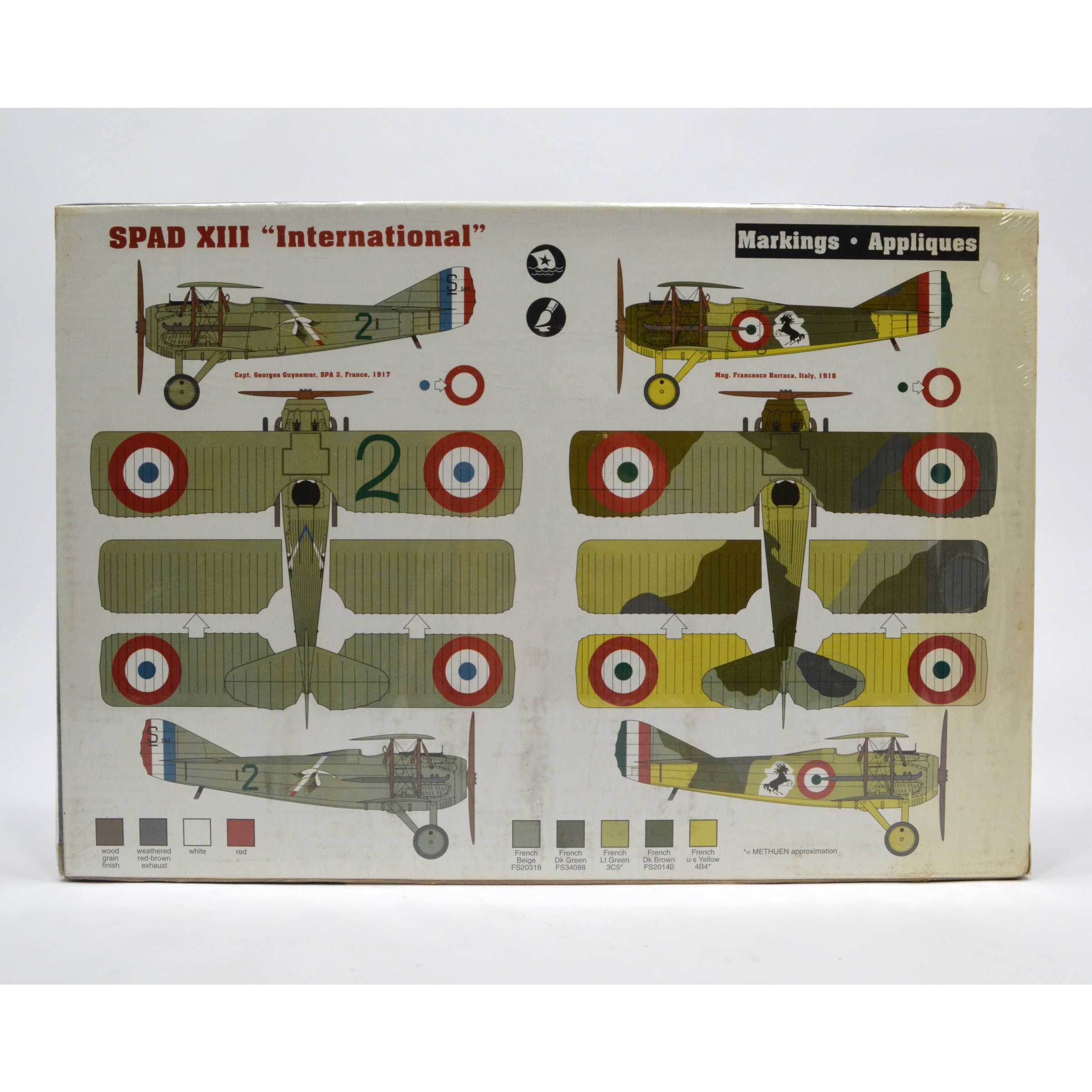 1:32 Scale HOBBY CRAFT SPAD XIII Airplane Model Kit HC1688 - WWI Fighter Aircraft for Collectors & Hobbyists - Perfect for Display, Gifts & Historical Reenactments