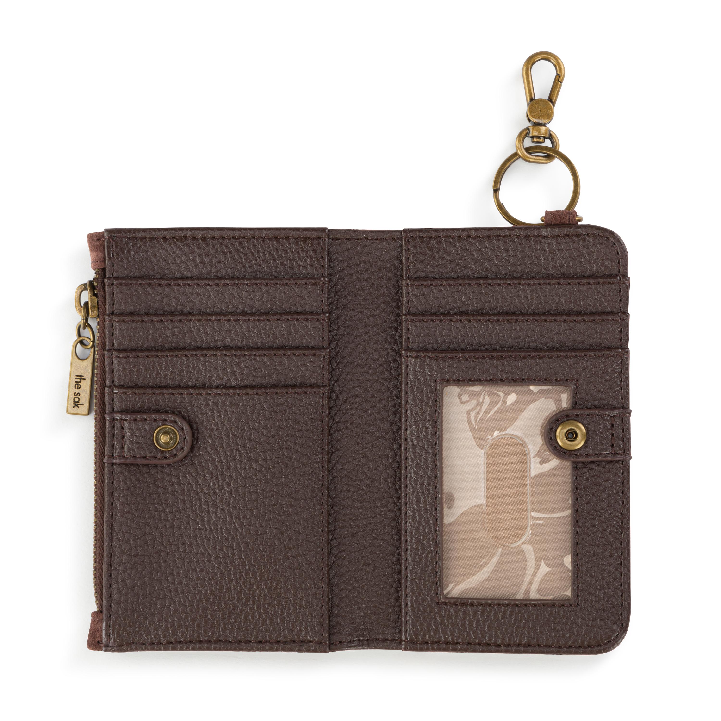 Encino Essential Genuine Leather Wallet for Men - Slim RFID Blocking Bifold Wallet with Mahogany Suede - Perfect for Everyday Carry, Travel & Business